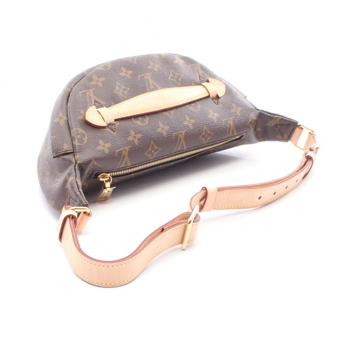 Louis Vuitton Brown Coated Canvas Leather Fanny Pack (Pre-Owned)