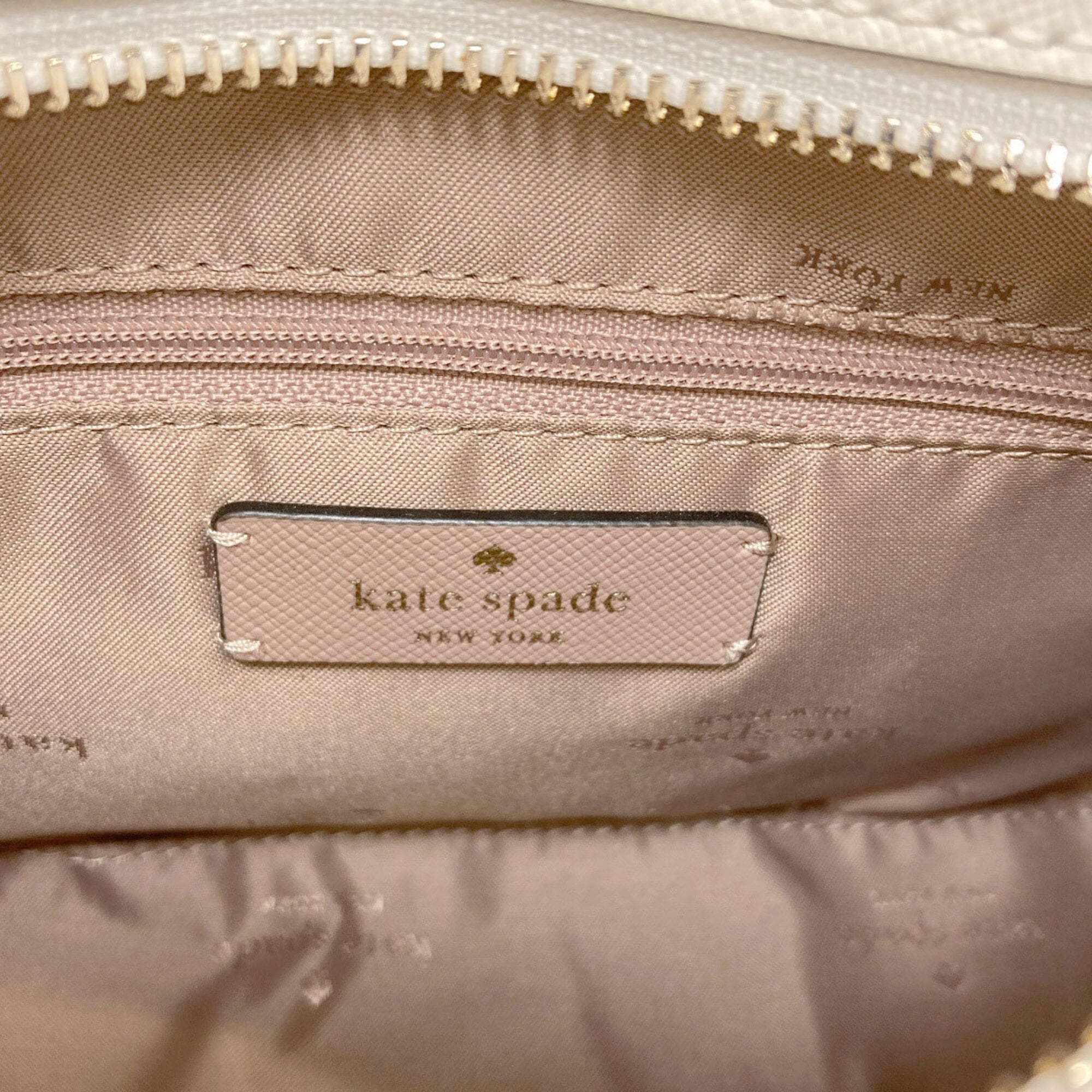 Kate Spade Pink Beige Pvc Handbag (Pre-Owned)