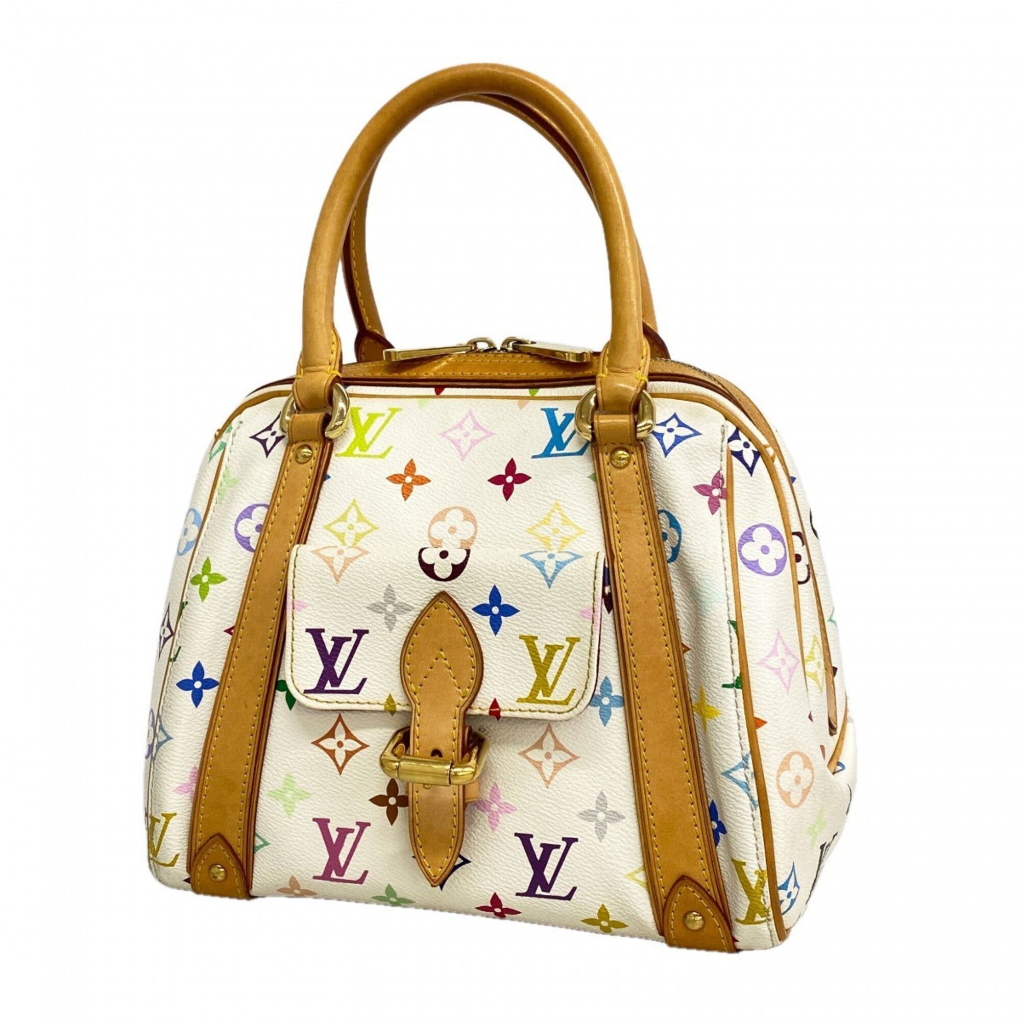 Louis Vuitton Blanc Handbag (Pre-Owned)