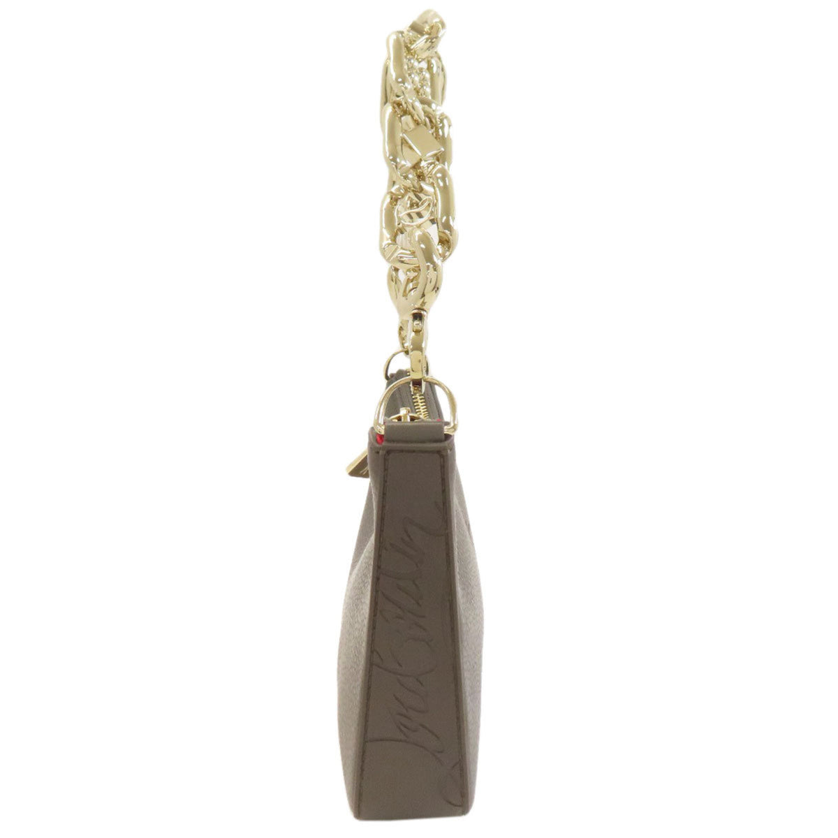 Christian Louboutin Gray Leather Handbag (Pre-Owned)