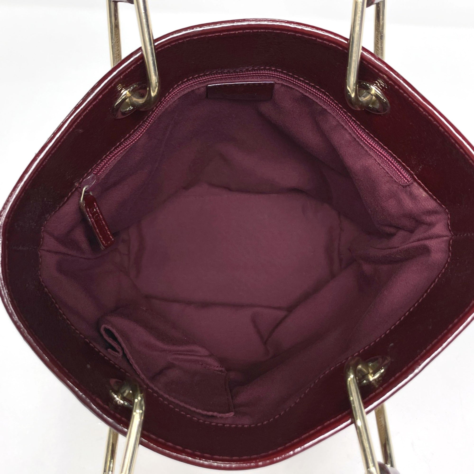 Gucci Gg Canvas Beige Red Color Gg Canvas Leather Tote Bag (Pre-Owned)
