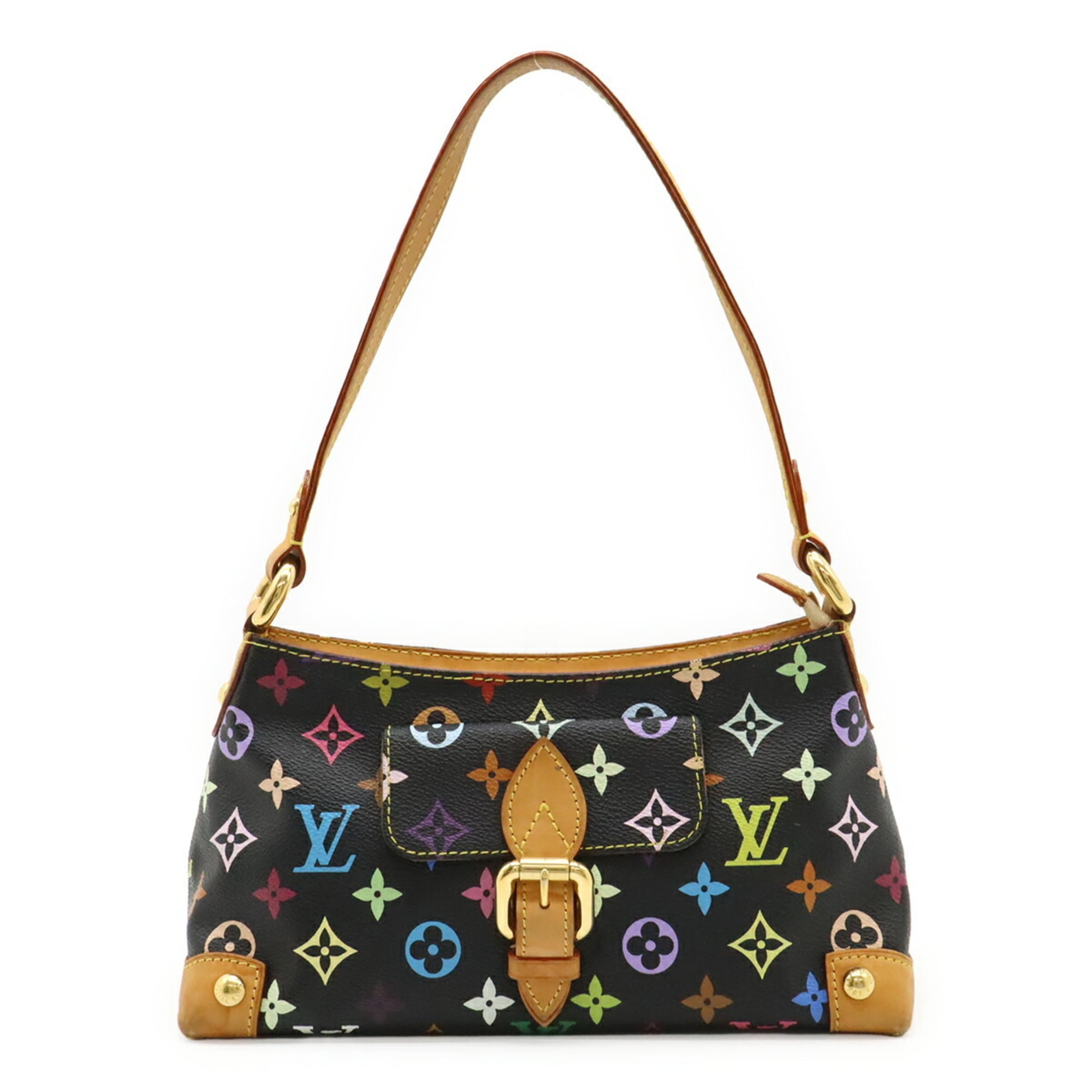 Louis Vuitton Noir Monogram Canvas Handbag Shoulder Bag (Pre-Owned)