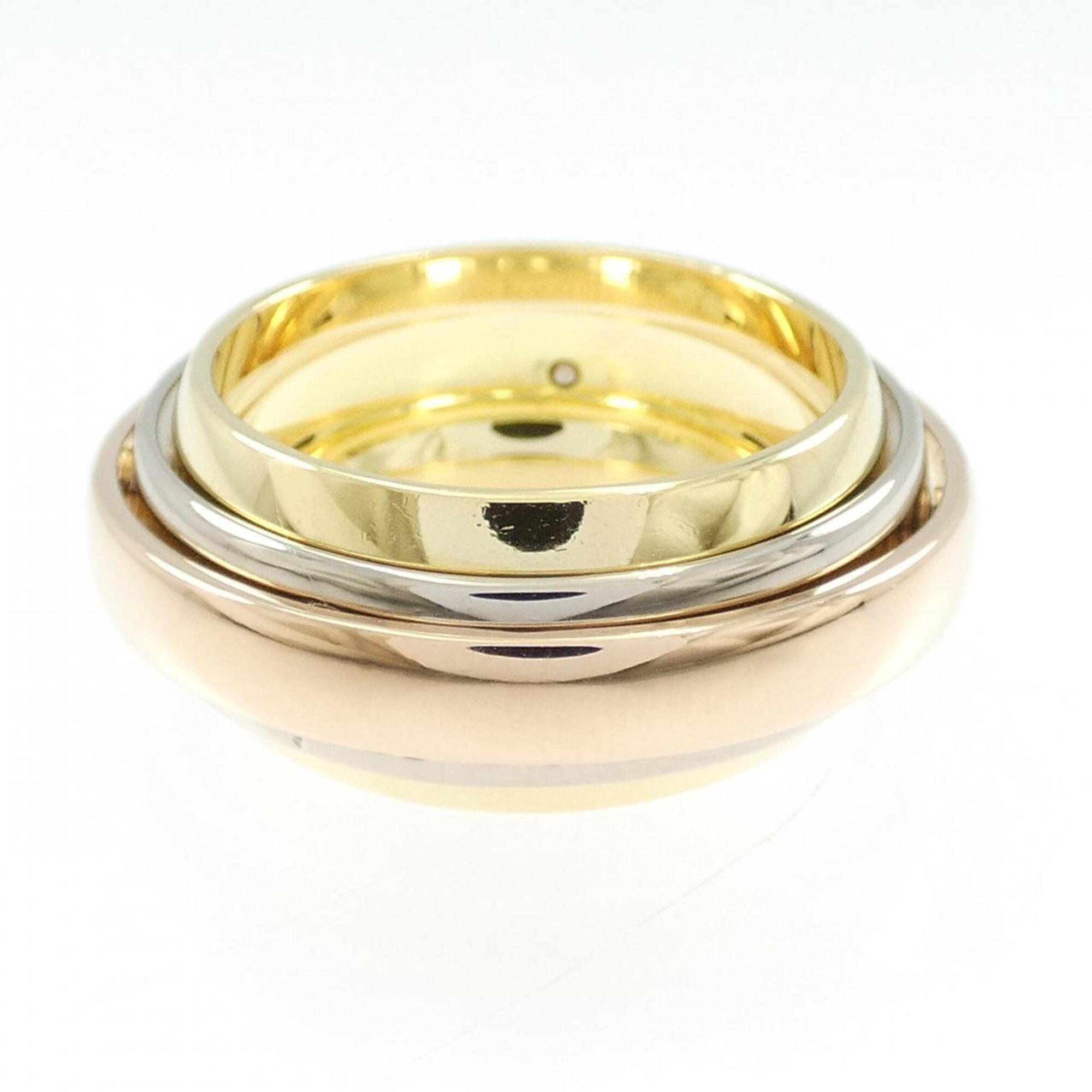 Cartier Trinity Pink White Yellow Band Ring (Pre-Owned)