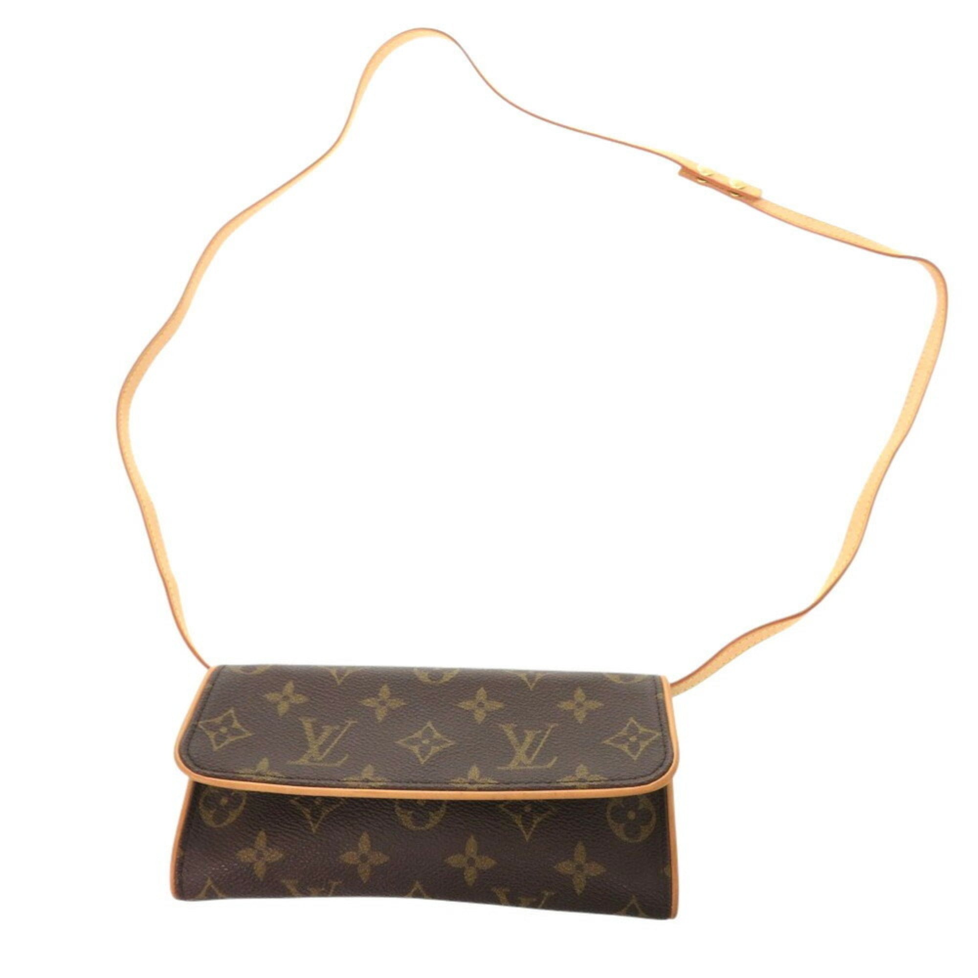 Louis Vuitton Brown Monogram Monogram Pochette Shoulder Bag (Pre-Owned)