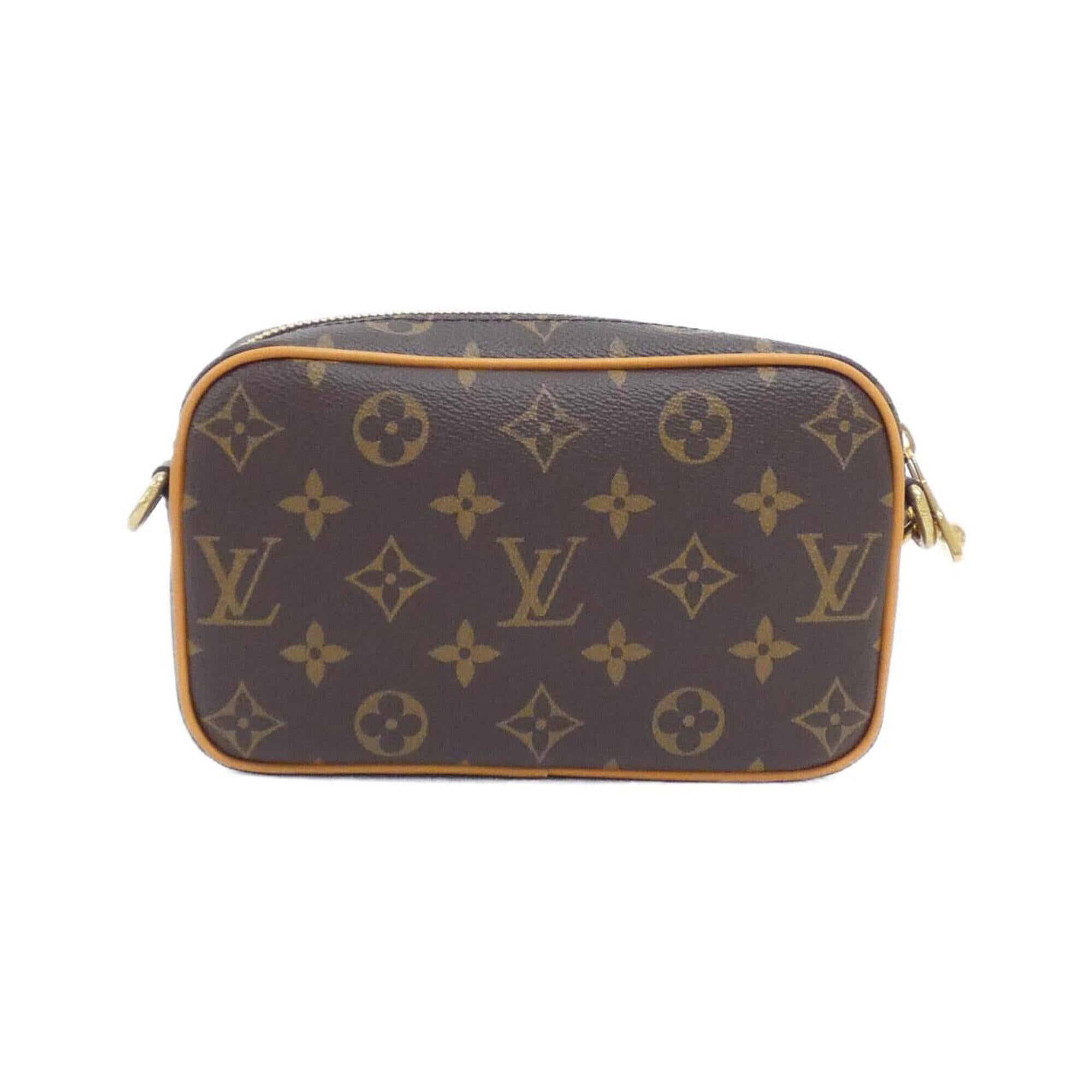 Louis Vuitton Brown Coated Canvas Shoulder Bag (Pre-Owned)