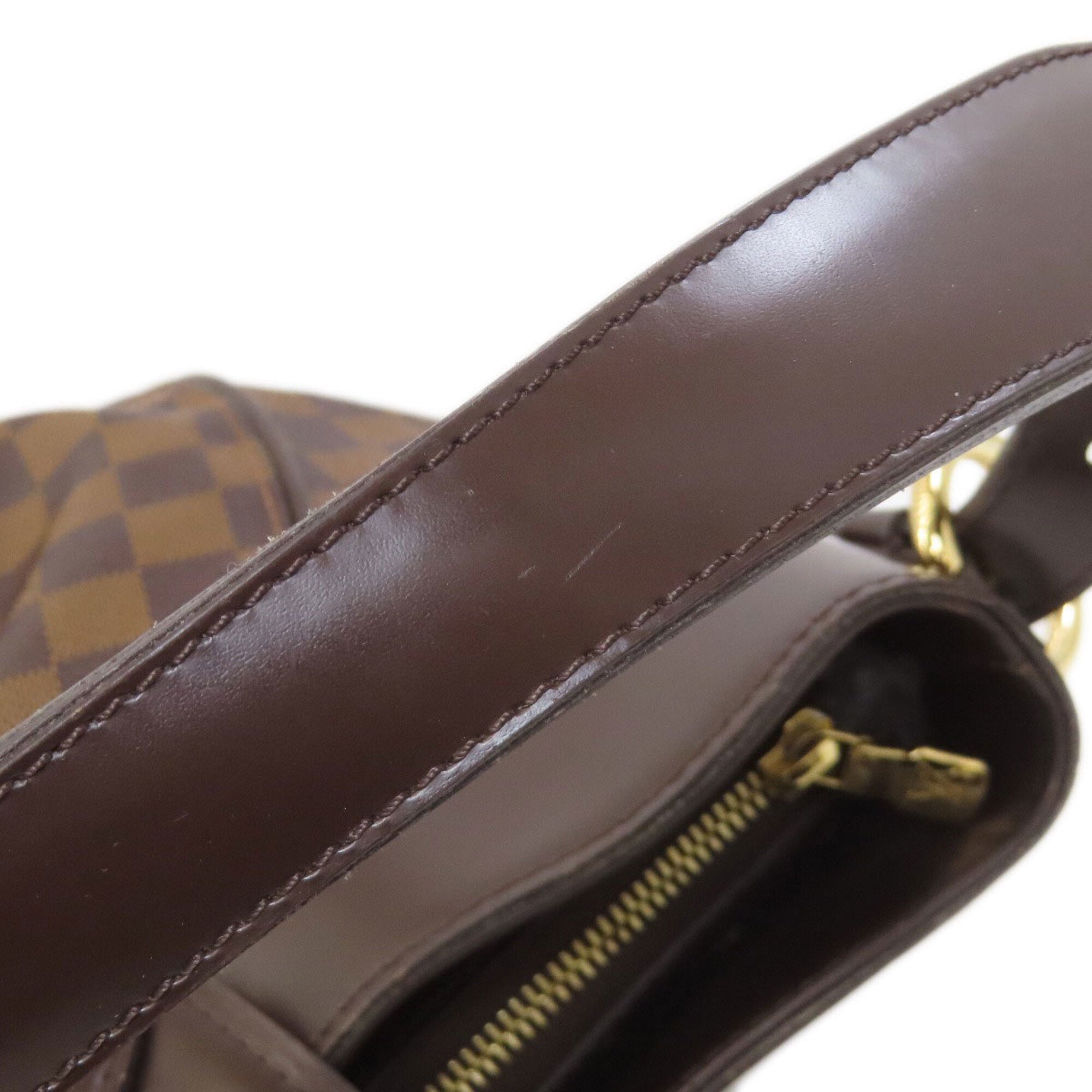 Louis Vuitton Damier Canvas Ebene Damier Canvas Shoulder Bag (Pre-Owned)