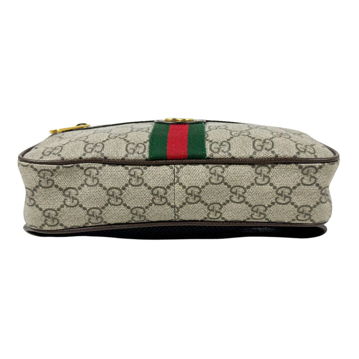 Gucci Brown Gg Supreme Leather Fanny Pack (Pre-Owned)