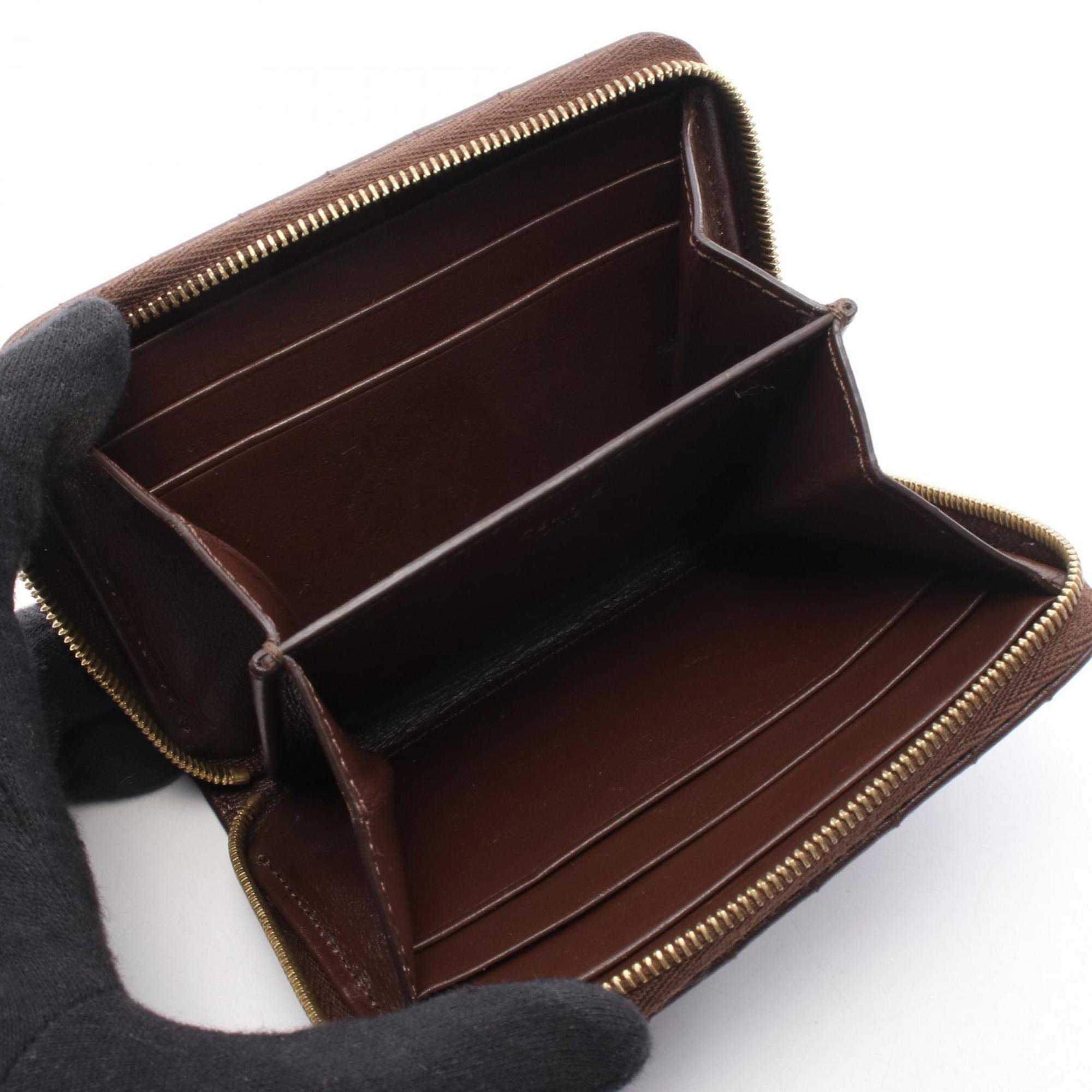 Celine Brown Leather Coin Purse/Coin Case (Pre-Owned)