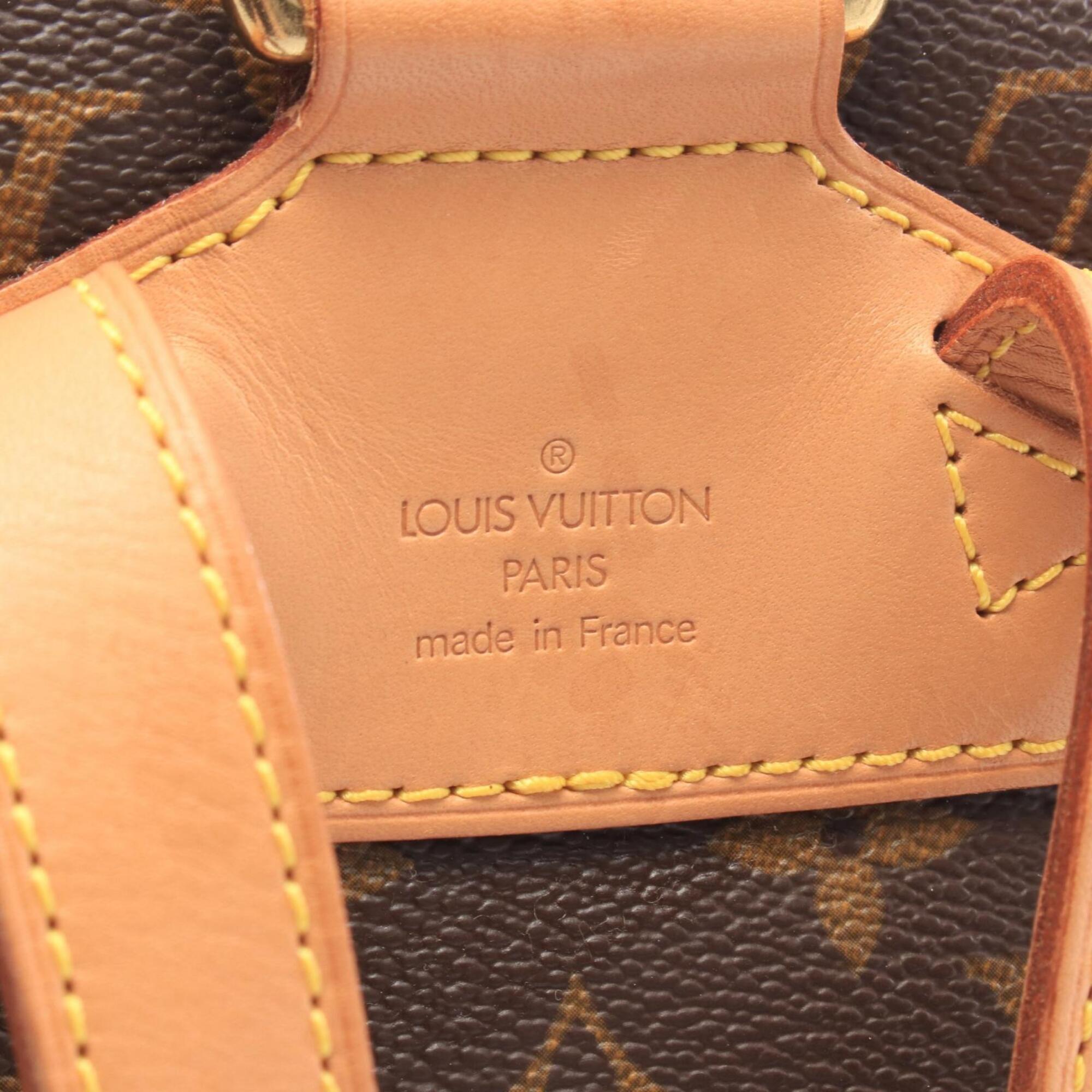 Louis Vuitton Brown Monogram Monogram Leather Backpack (Pre-Owned)