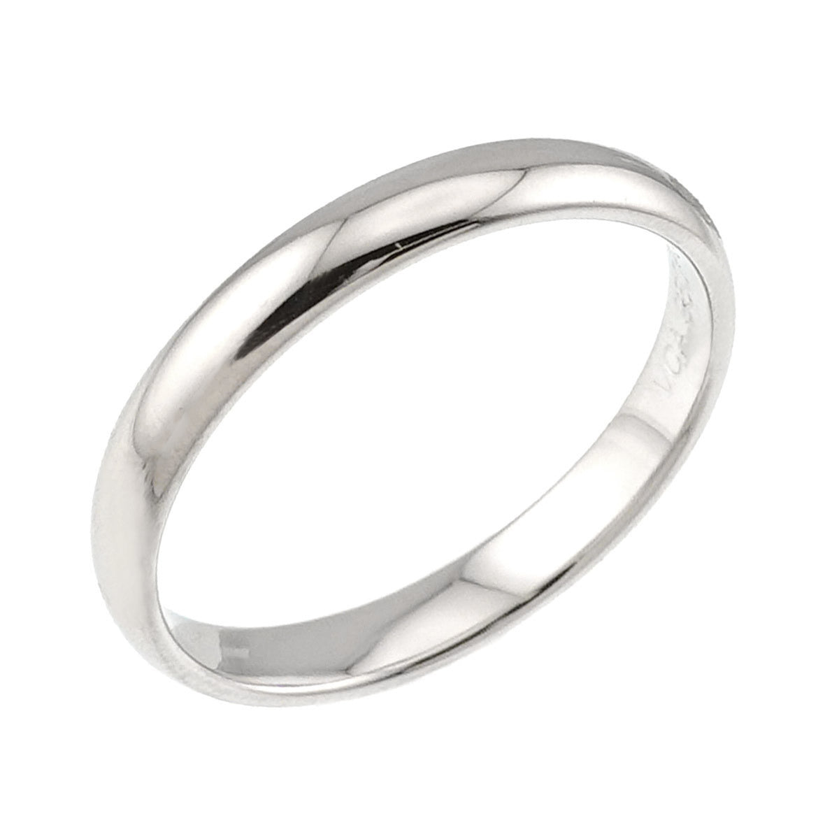 Van Cleef & Arpels Platinum 950 Band Ring (Pre-Owned)