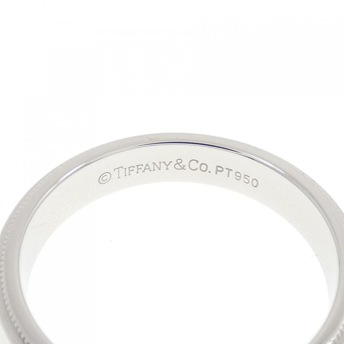 Tiffany Platinum 950 Band Ring (Pre-Owned)