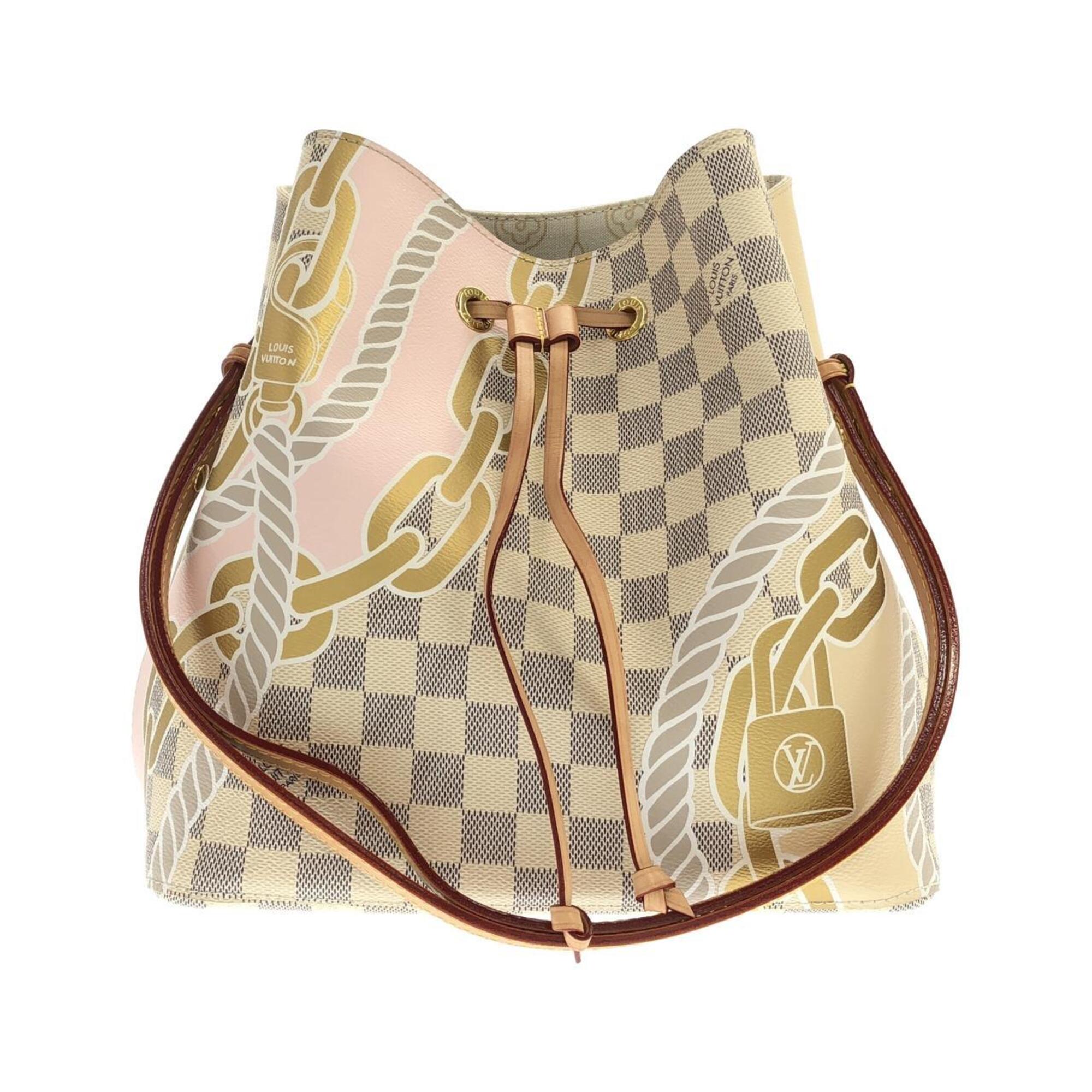Louis Vuitton Azur Damier Azur Damier Azur Coated Canvas Shoulder Bag (Pre-Owned)