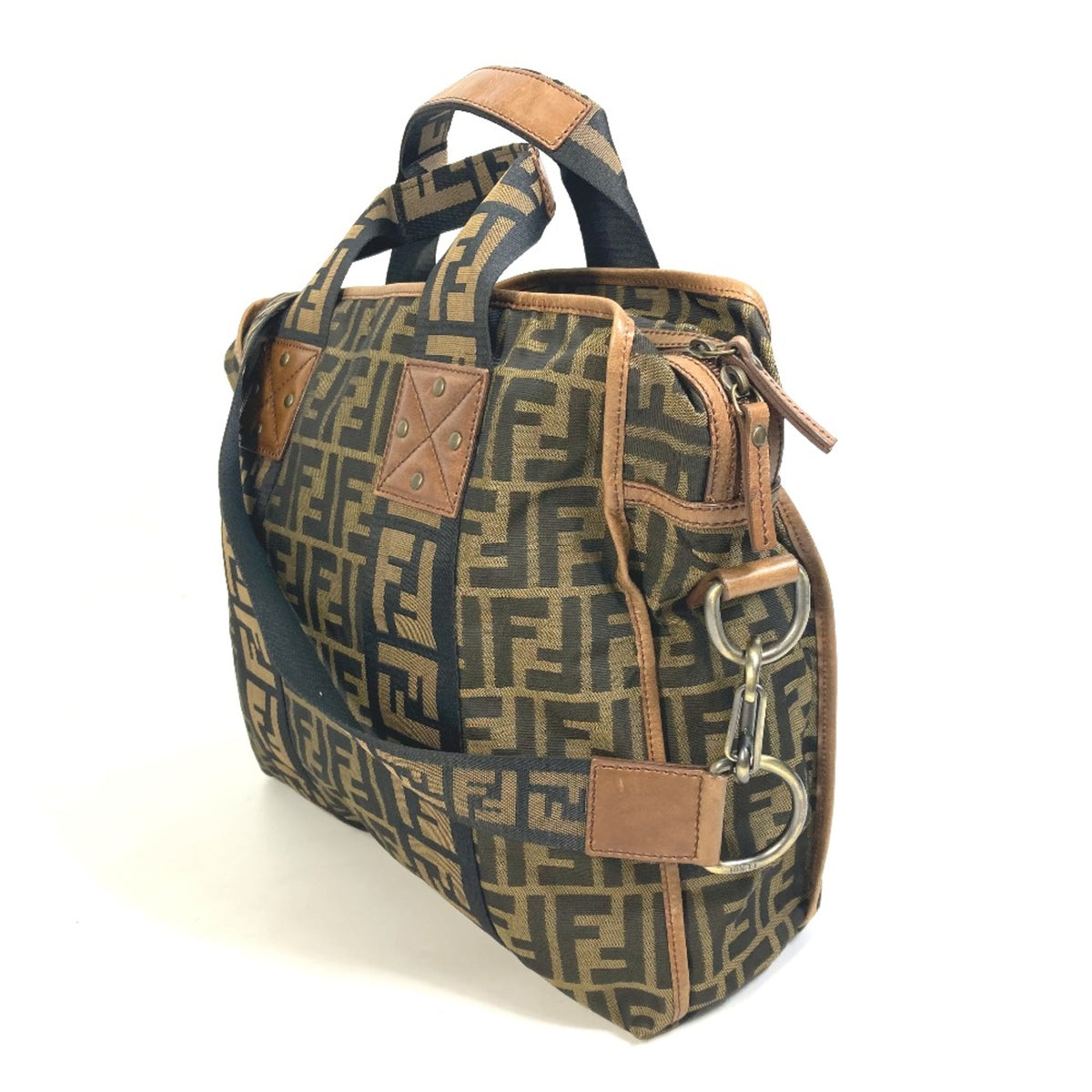 Fendi Brown Leather Tote Bag (Pre-Owned)