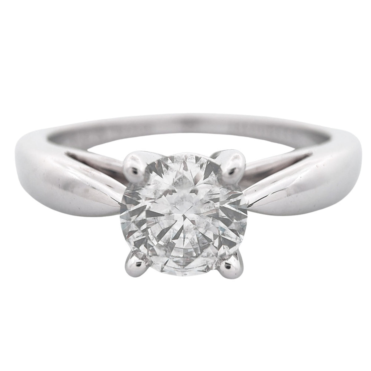 Van Cleef & Arpels Platinum 950 Band Ring (Pre-Owned)