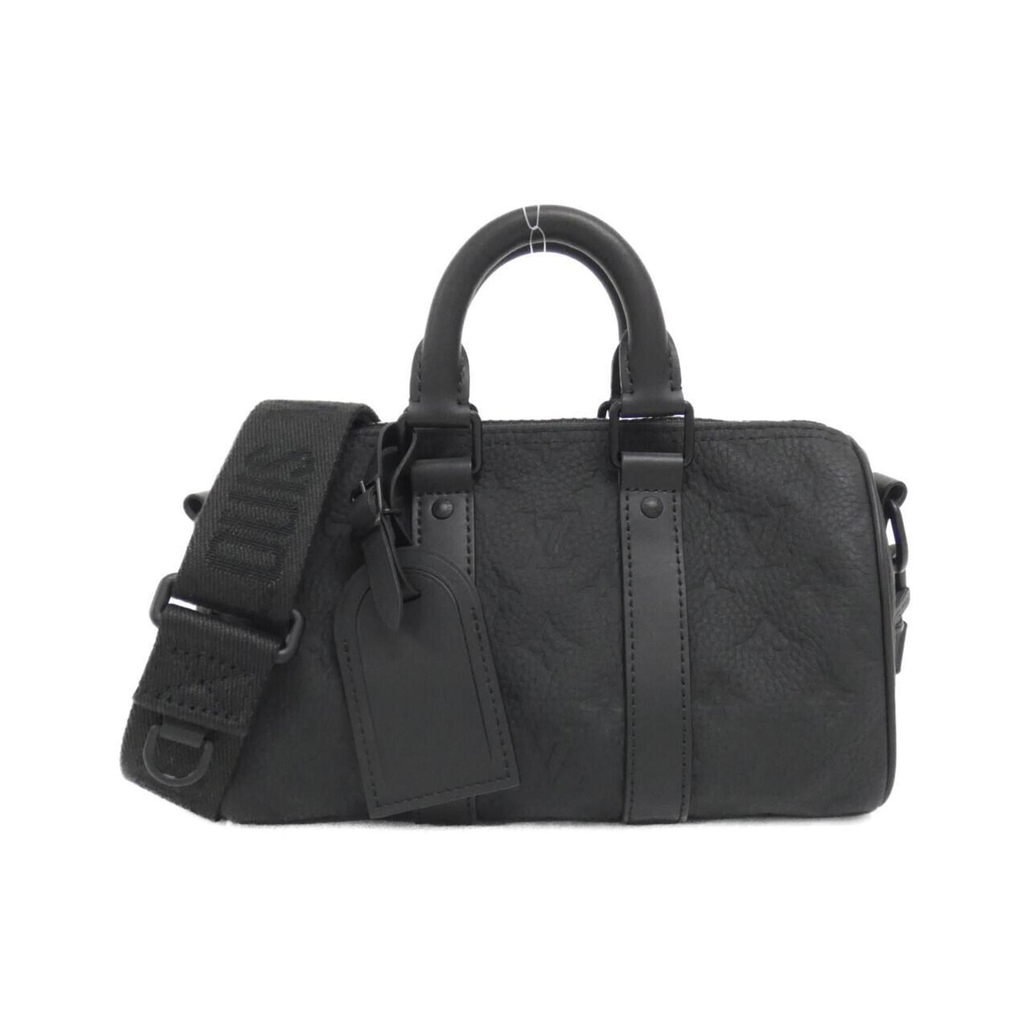 Louis Vuitton Taurillon Black Leather Boston Bag (Pre-Owned)