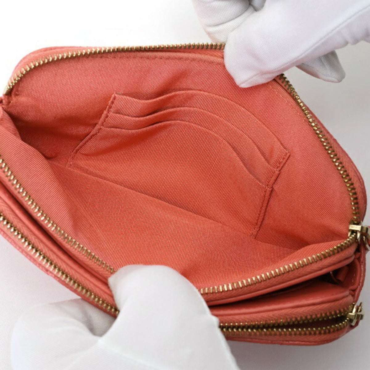Chanel Pink Grained Calfskin Shoulder Bag (Pre-Owned)