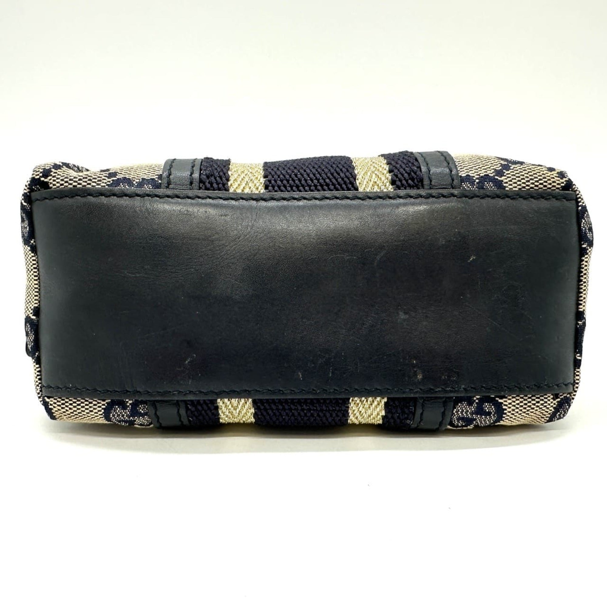 Gucci Navy Gg Canvas Pouch (Pre-Owned)
