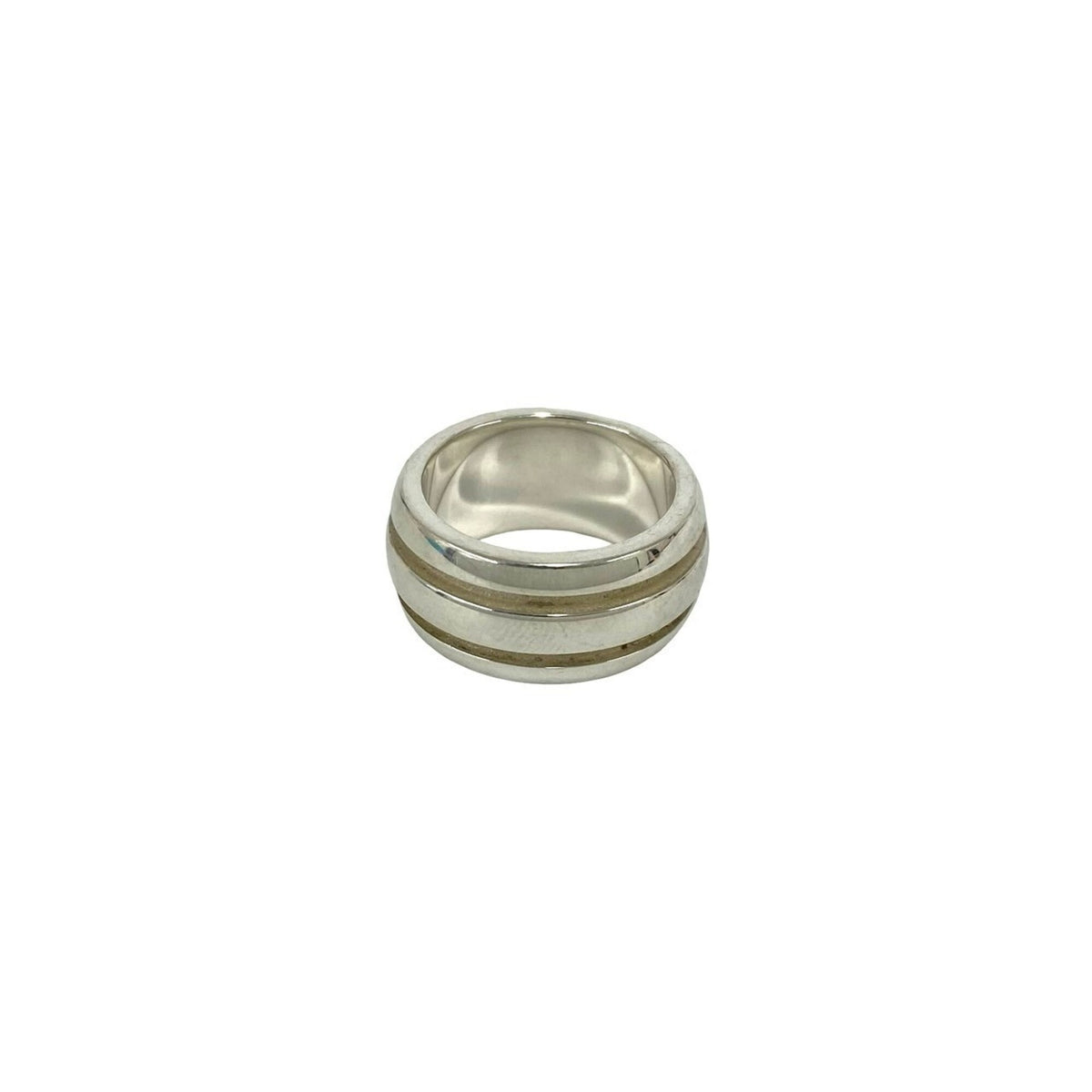 Tiffany Silver Silver 925 Band Ring (Pre-Owned)
