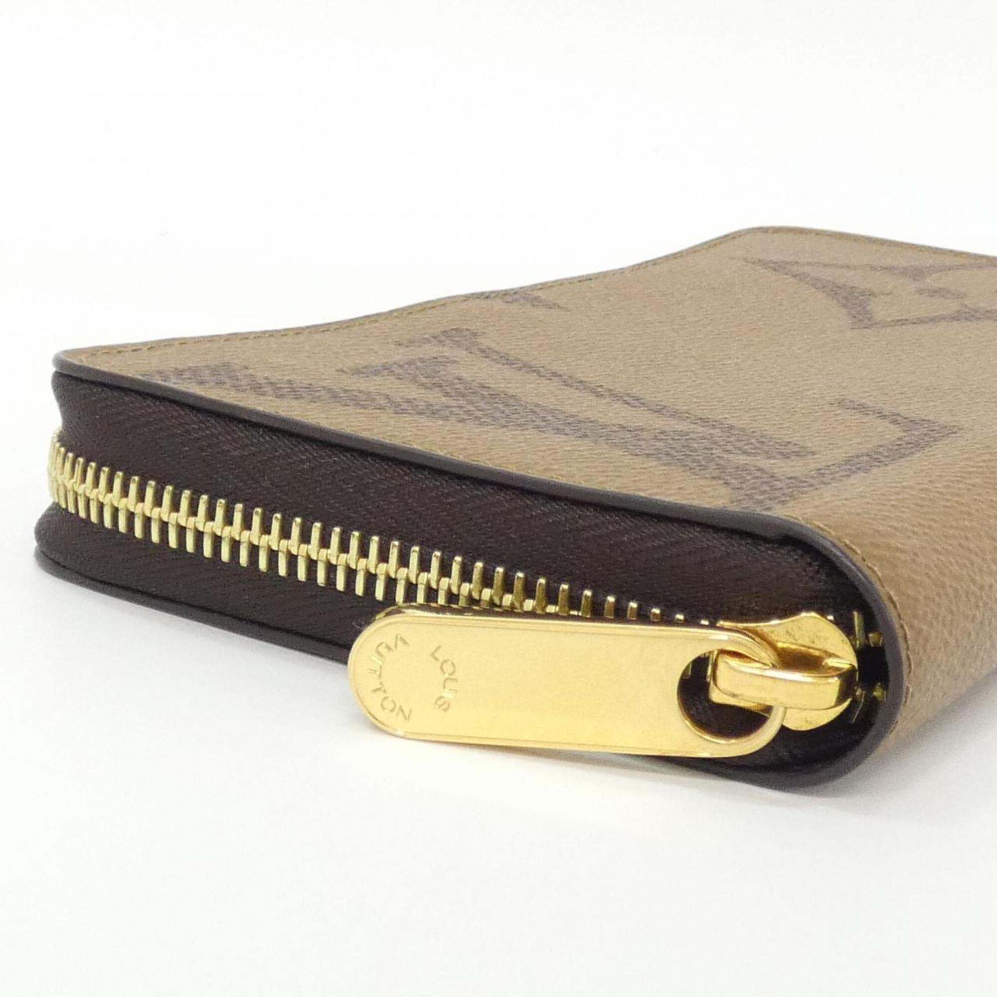 Louis Vuitton Marron Monogram Monogram Coated Canvas Long Wallet (Bi-Fold) (Pre-Owned)