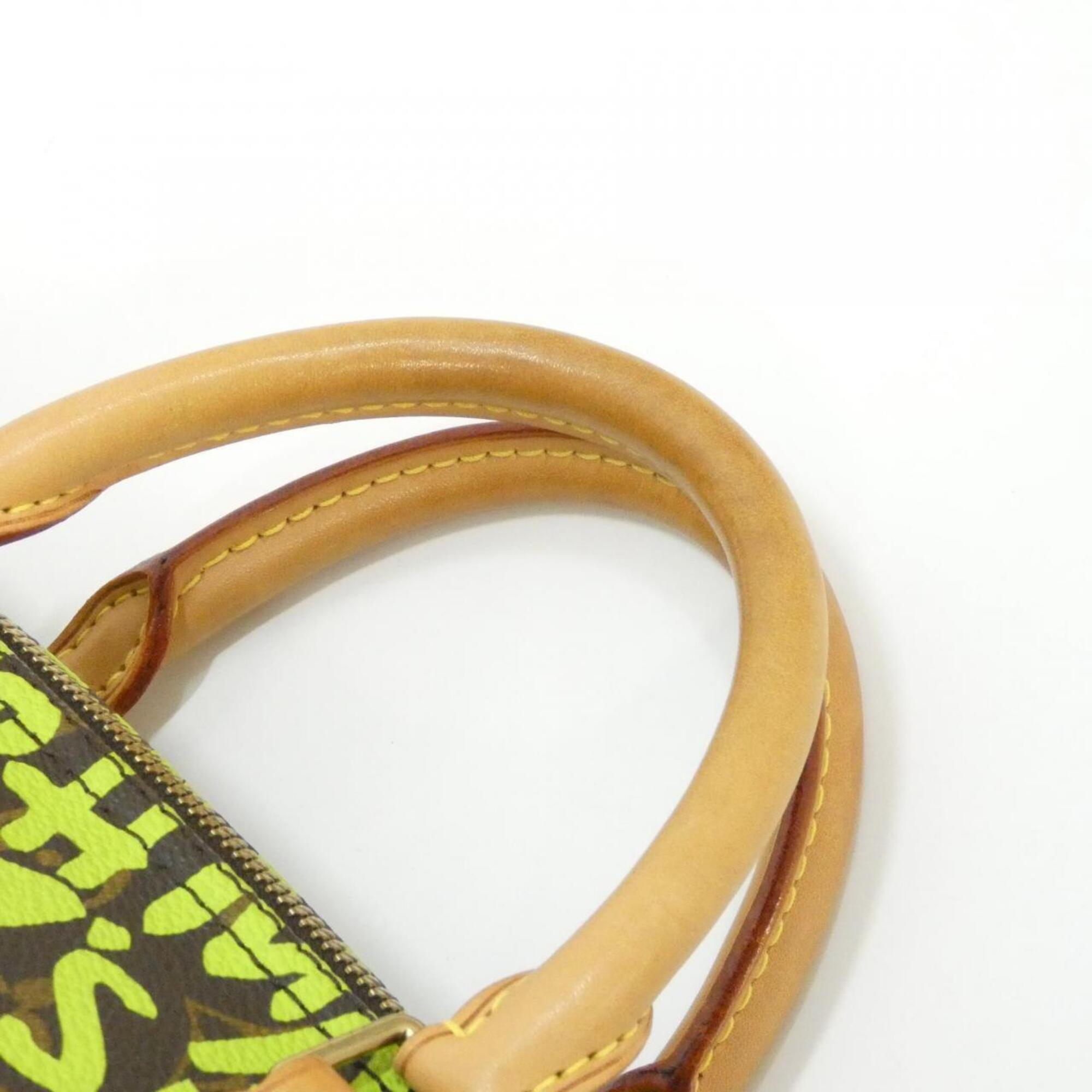 Louis Vuitton Marron Vert Coated Canvas Boston Bag (Pre-Owned)