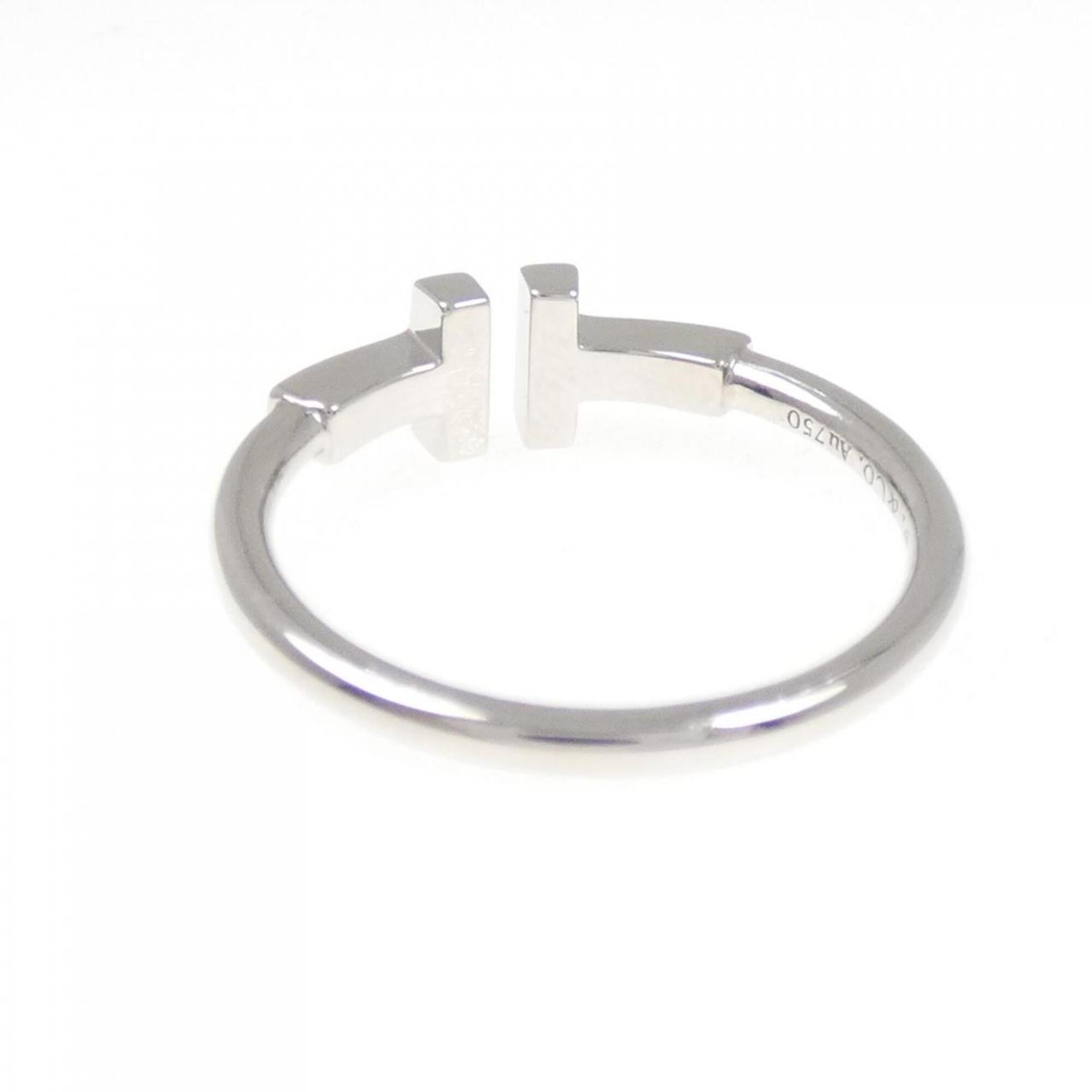 Tiffany White Gold (18K) Band Ring (Pre-Owned)