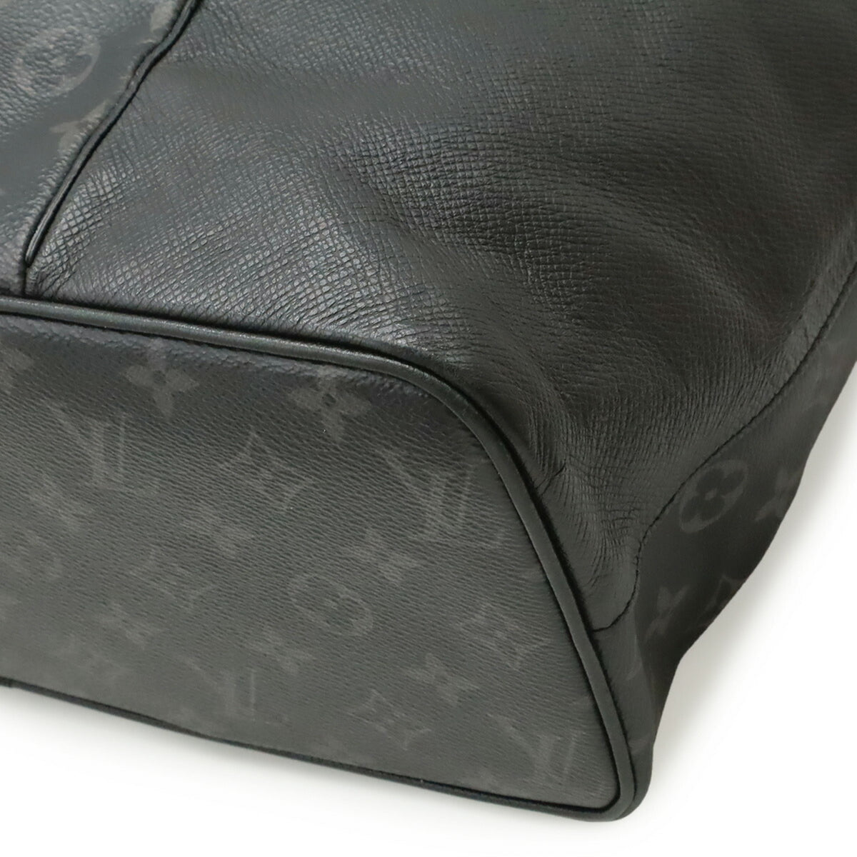 Louis Vuitton Monogram Eclipse Noir Monogram Eclipse Taiga Leather Shoulder Bag Tote Bag (Pre-Owned)