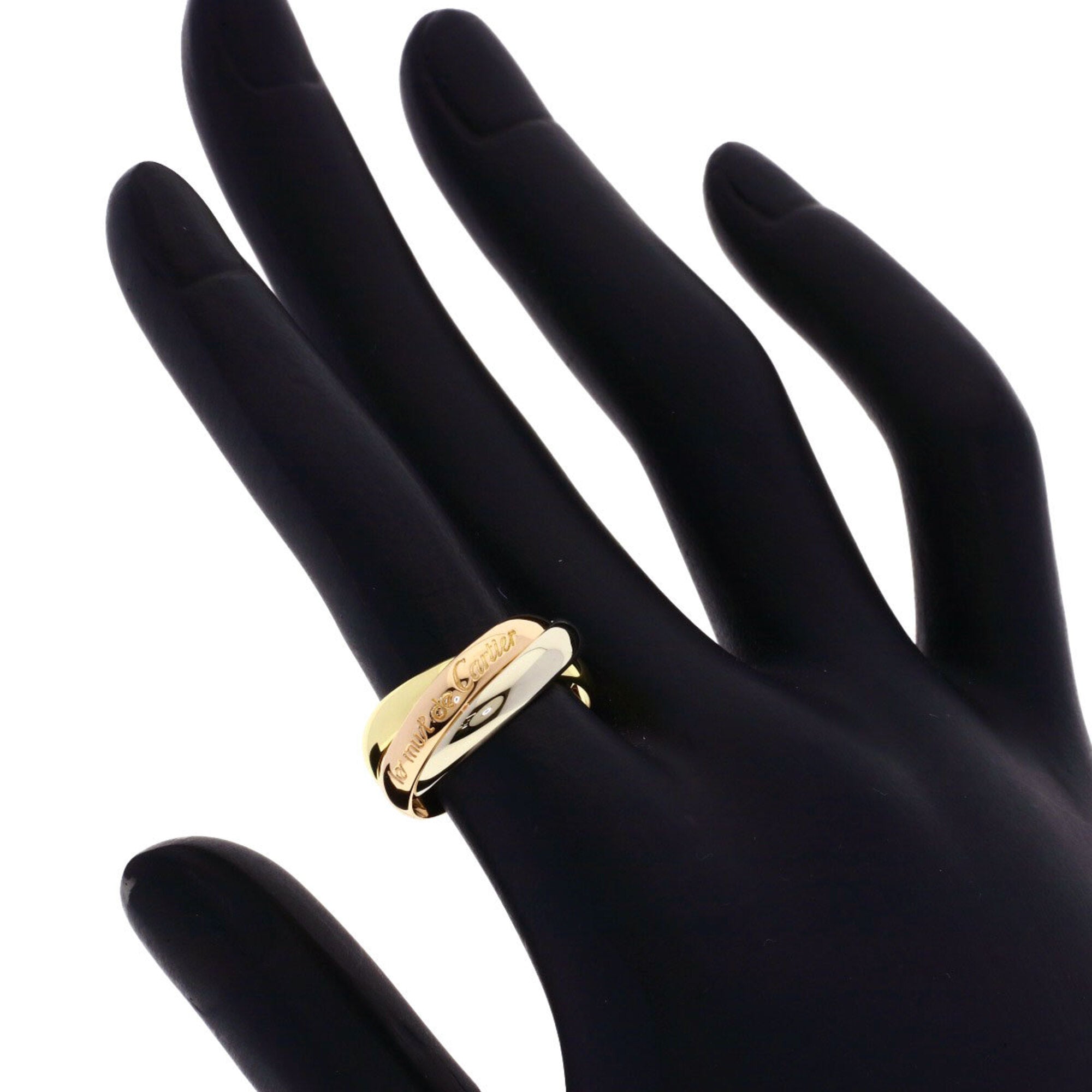Cartier Yellow Gold (18K) Pink Gold (18K) White Gold (18K) Band Ring (Pre-Owned)