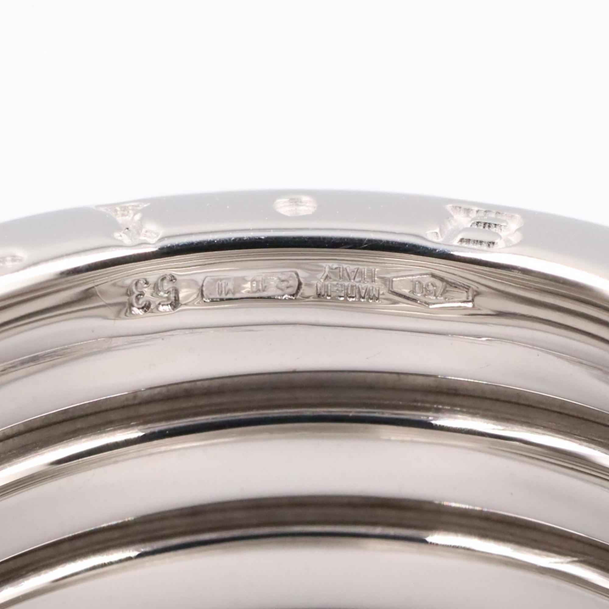Bvlgari Silver White Gold (18K) Band Ring (Pre-Owned)