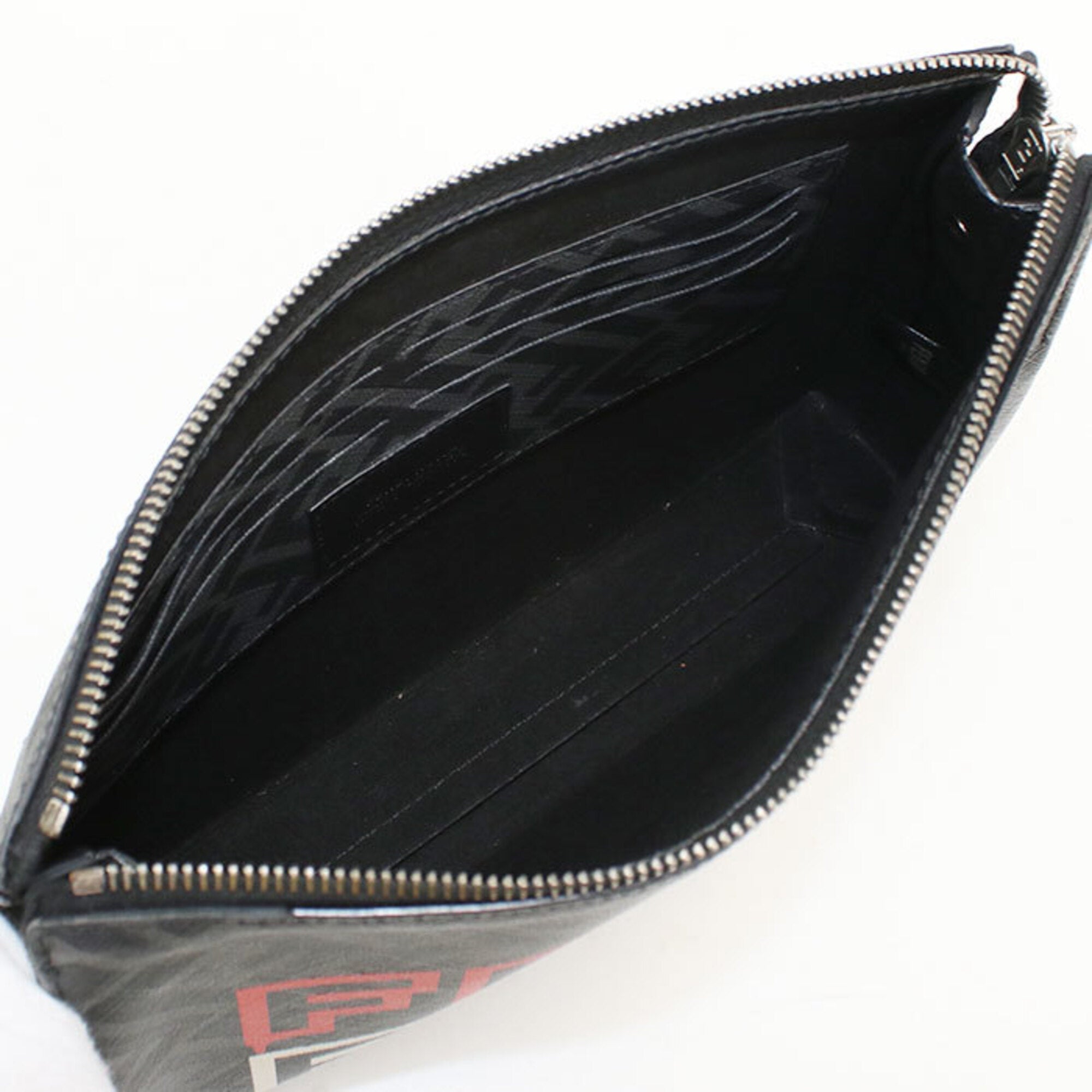 Fendi Black Pvc Clutch Bag (Pre-Owned)