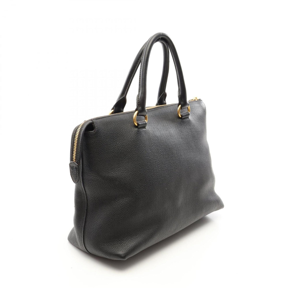 Prada Black Leather Handbag (Pre-Owned)