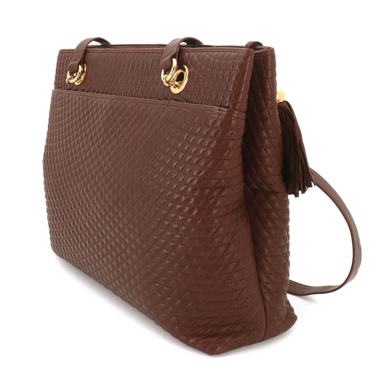 Bally Brown Leather Tote Bag (Pre-Owned)