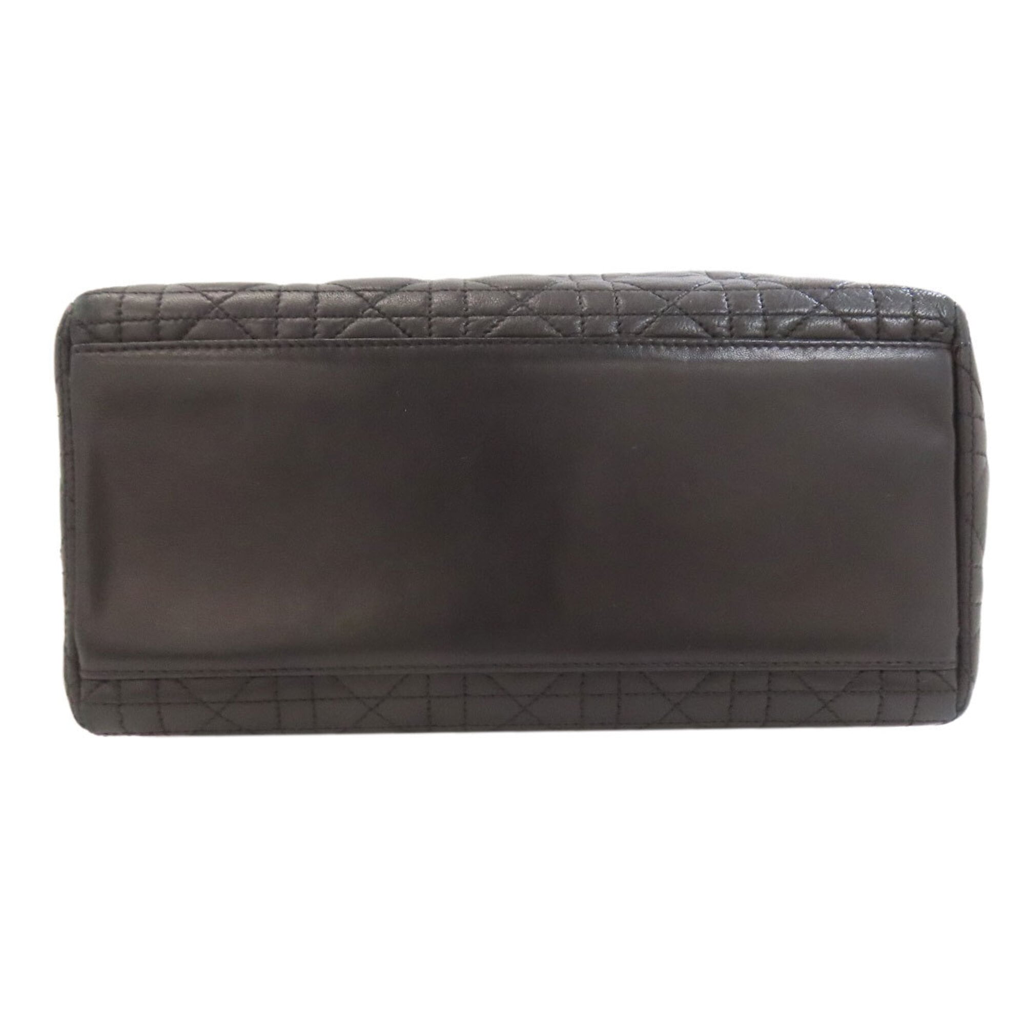 Christian Dior Black Leather Handbag (Pre-Owned)
