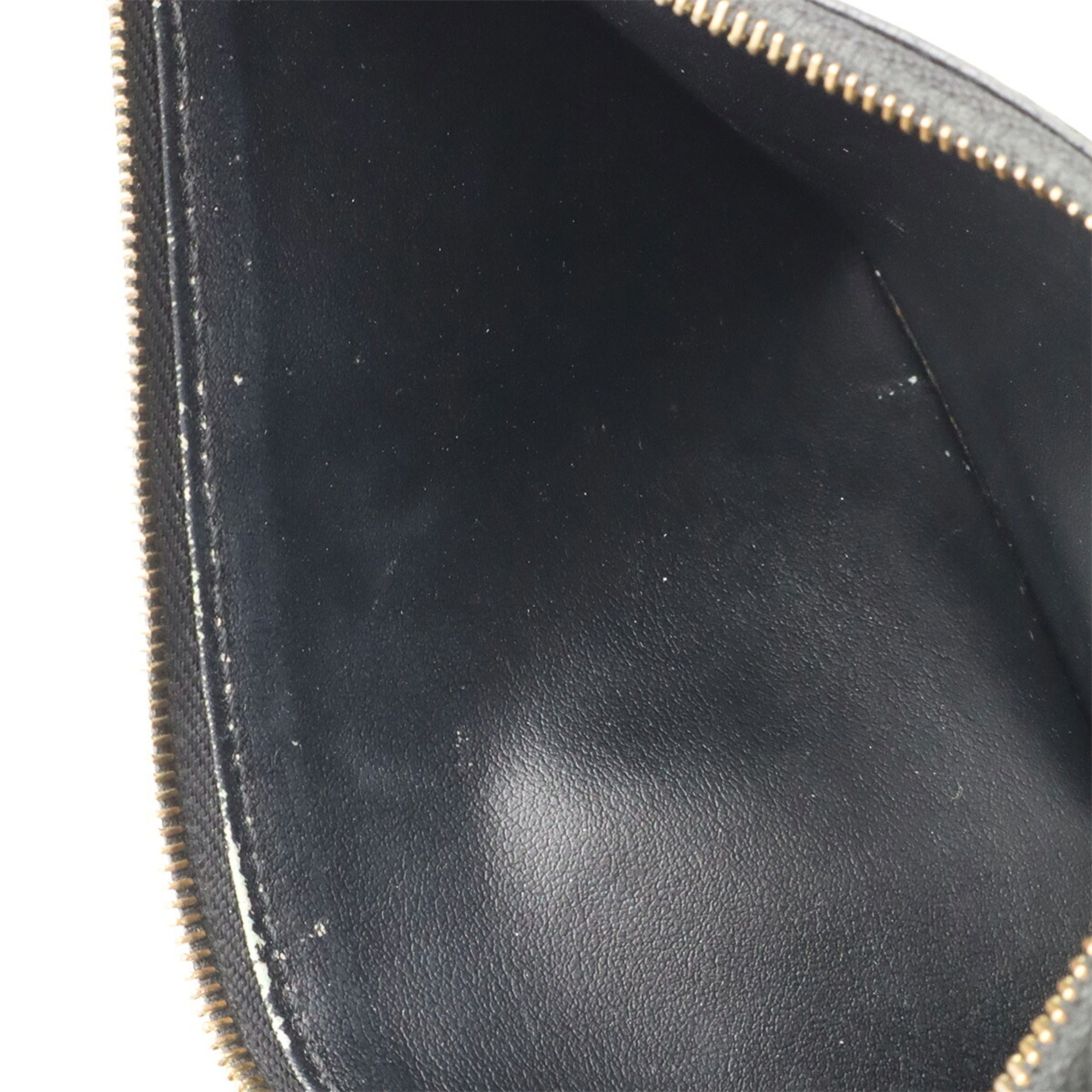 Louis Vuitton Beige Black Monogram Empreinte Leather Clutch Bag Pochette Shoulder Bag (Pre-Owned)