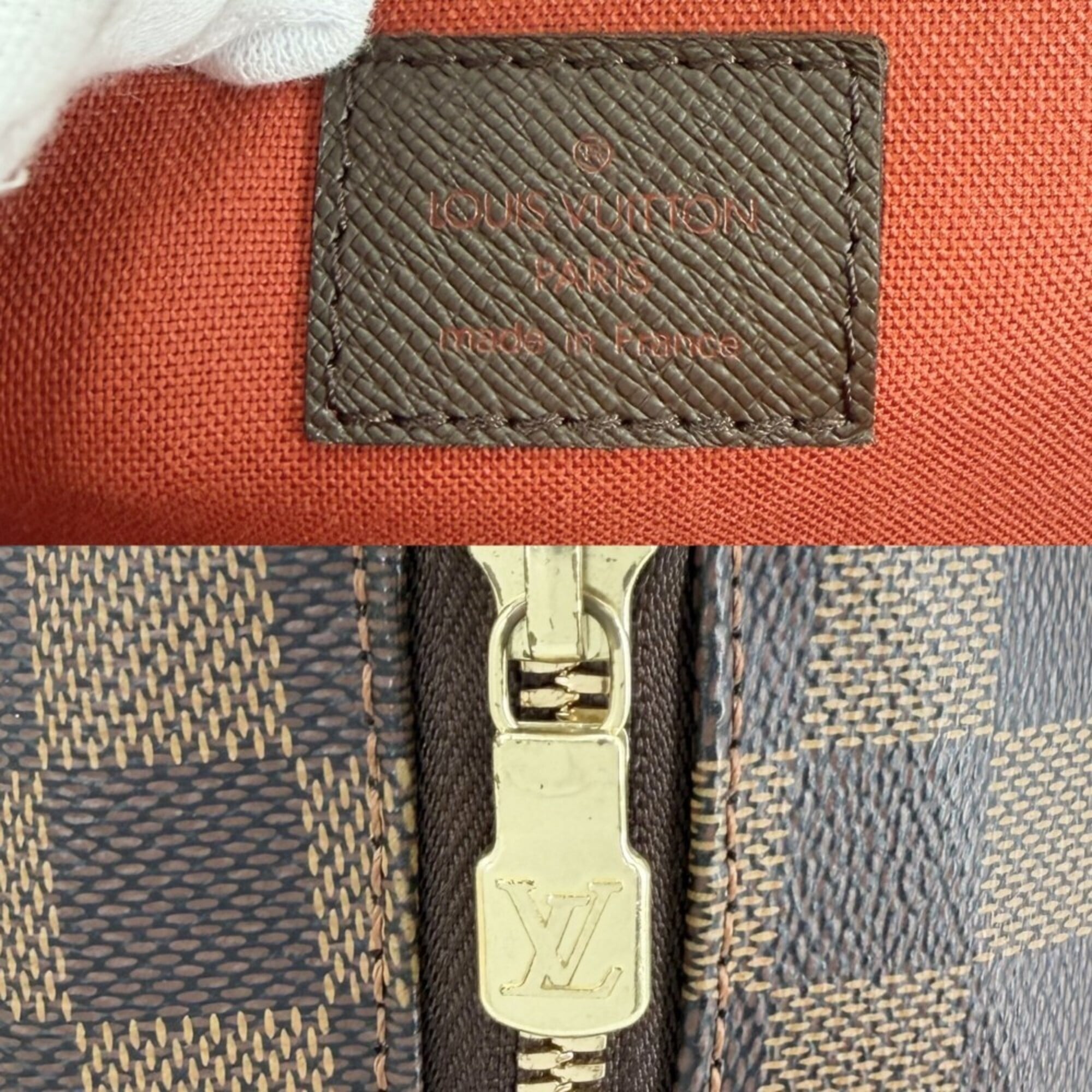 Louis Vuitton Brown Damier Canvas Handbag Tote Bag (Pre-Owned)