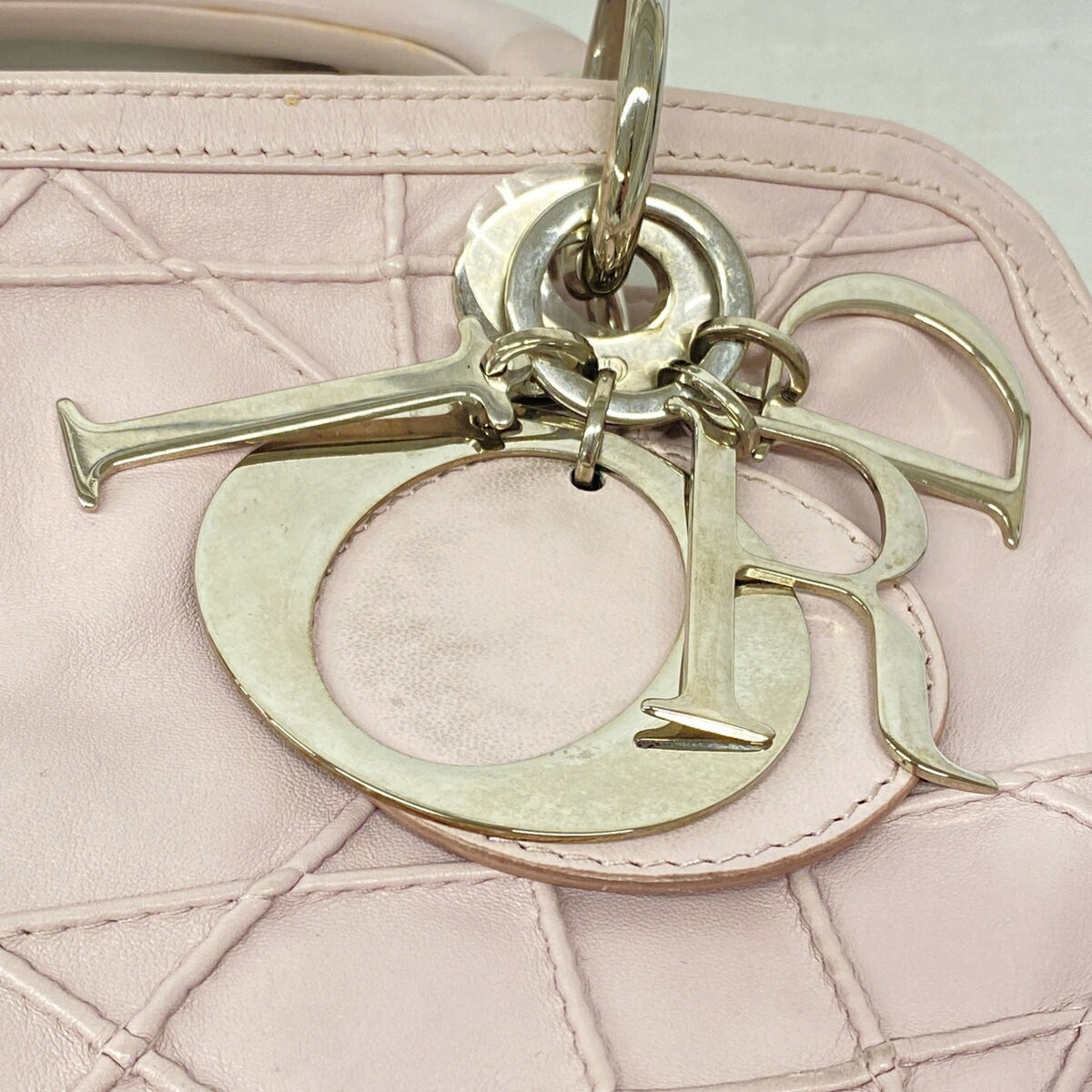 Christian Dior Pink Leather Handbag (Pre-Owned)