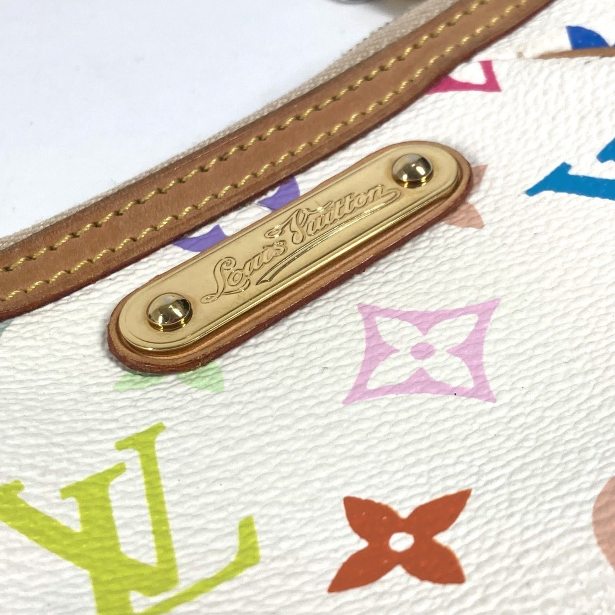Louis Vuitton Monogram Multicolore Blanc Monogram Multicolore Handbag (Pre-Owned)