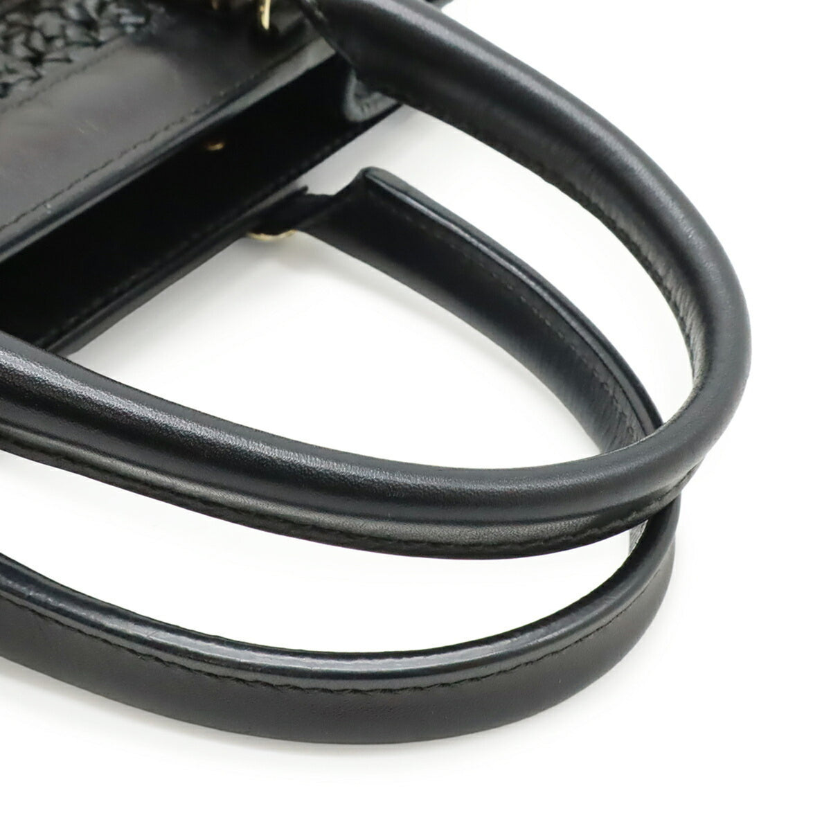 Balenciaga Black Leather Handbag Shoulder Bag (Pre-Owned)