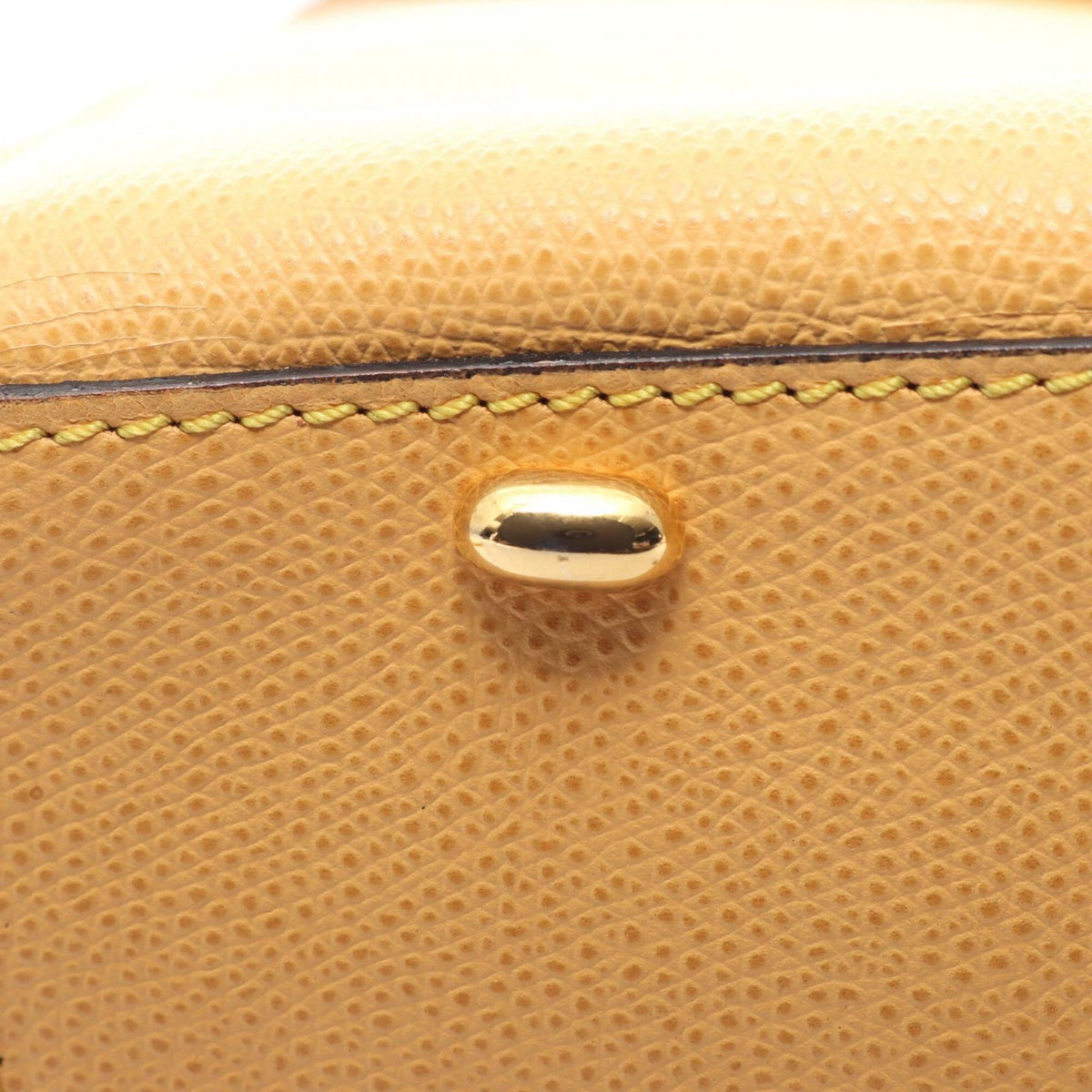 Celine Yellow Leather Handbag (Pre-Owned)