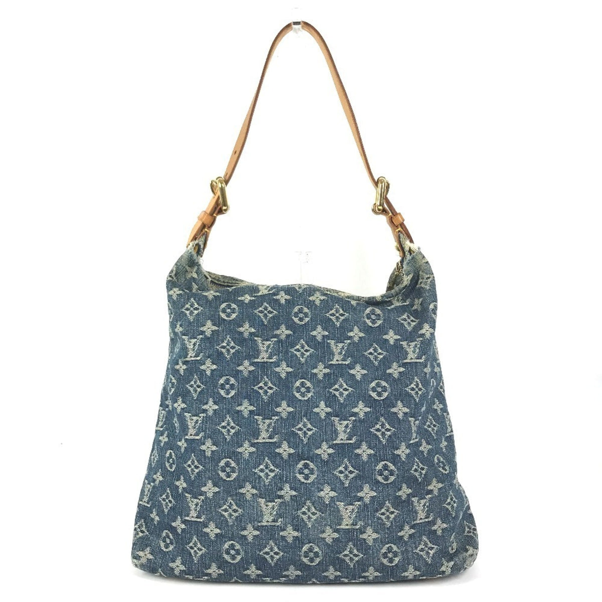 Louis Vuitton Blue Monogram Denim Shoulder Bag (Pre-Owned)