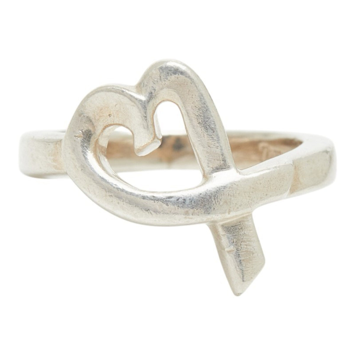 Tiffany Silver Silver 925 Band Ring (Pre-Owned)