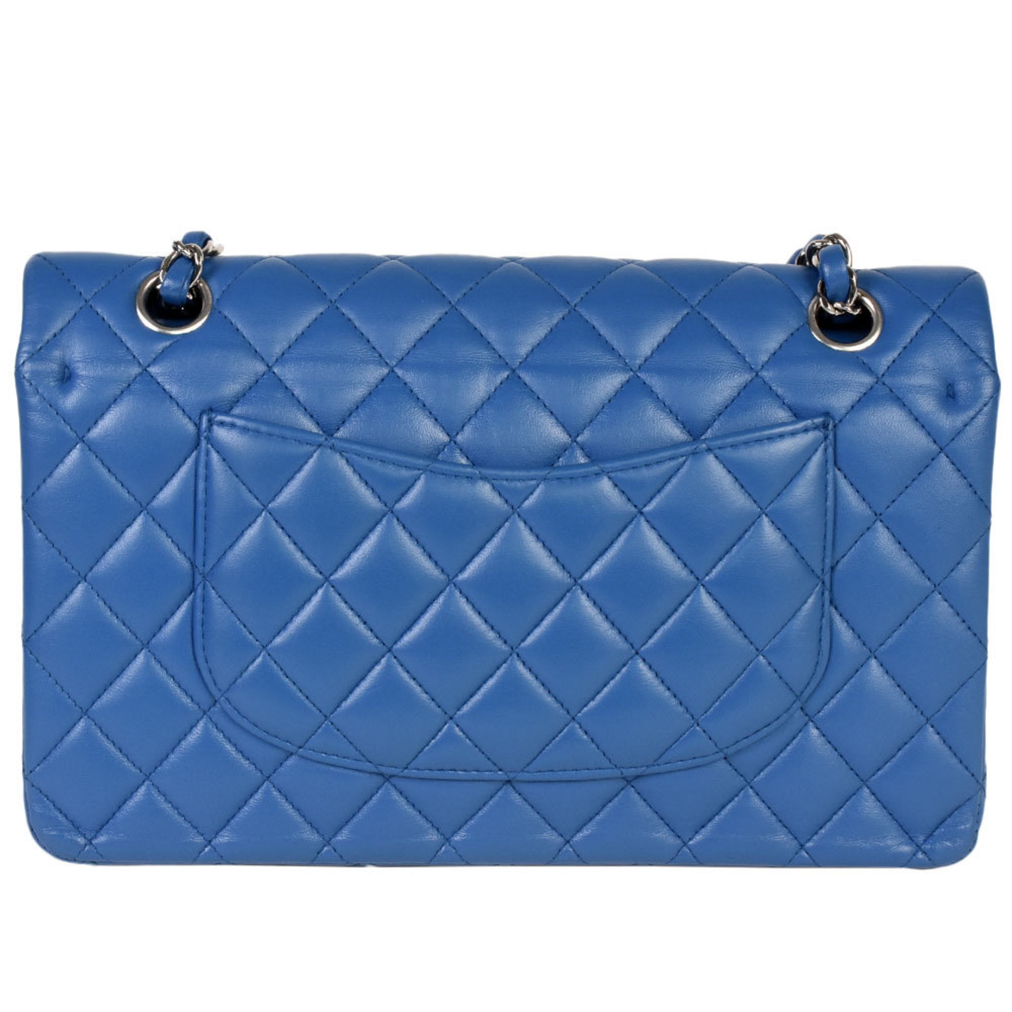 Chanel Blue Suede Shoulder Bag (Pre-Owned)