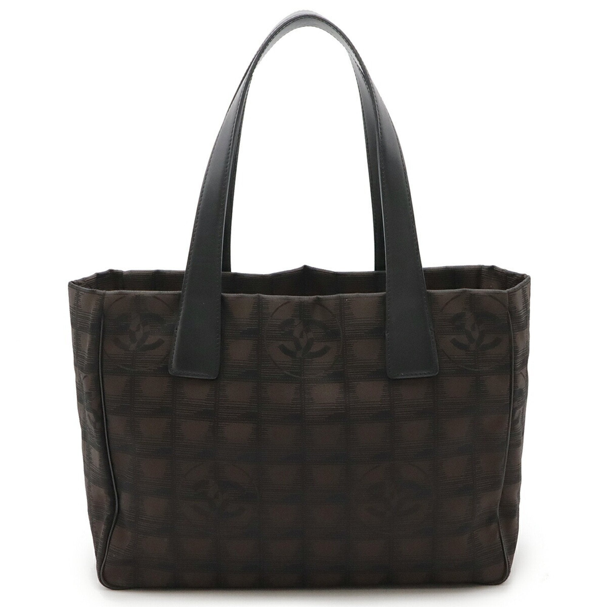 Chanel New Travel Line Brown New Travel Line Shoulder Bag Tote Bag (Pre-Owned)