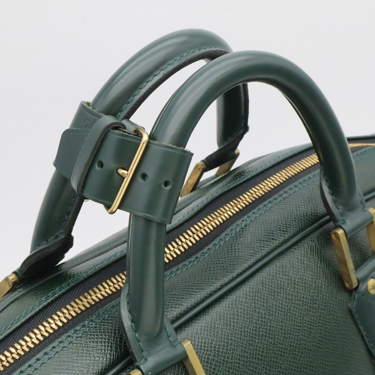 Louis Vuitton Green Leather Boston Bag (Pre-Owned)