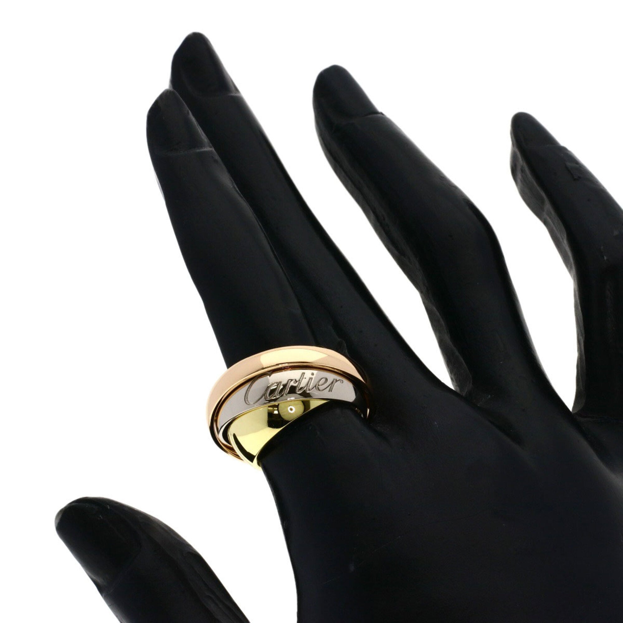 Cartier Trinity Yellow Gold (18K) Pink Gold (18K) White Gold (18K) Band Ring (Pre-Owned)