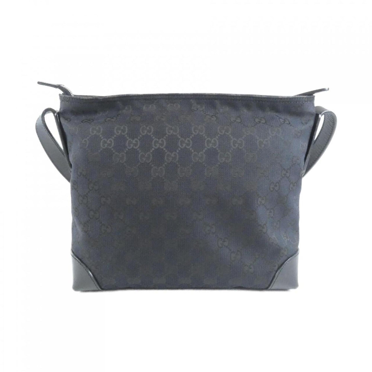 Gucci Black Gg Canvas Shoulder Bag (Pre-Owned)