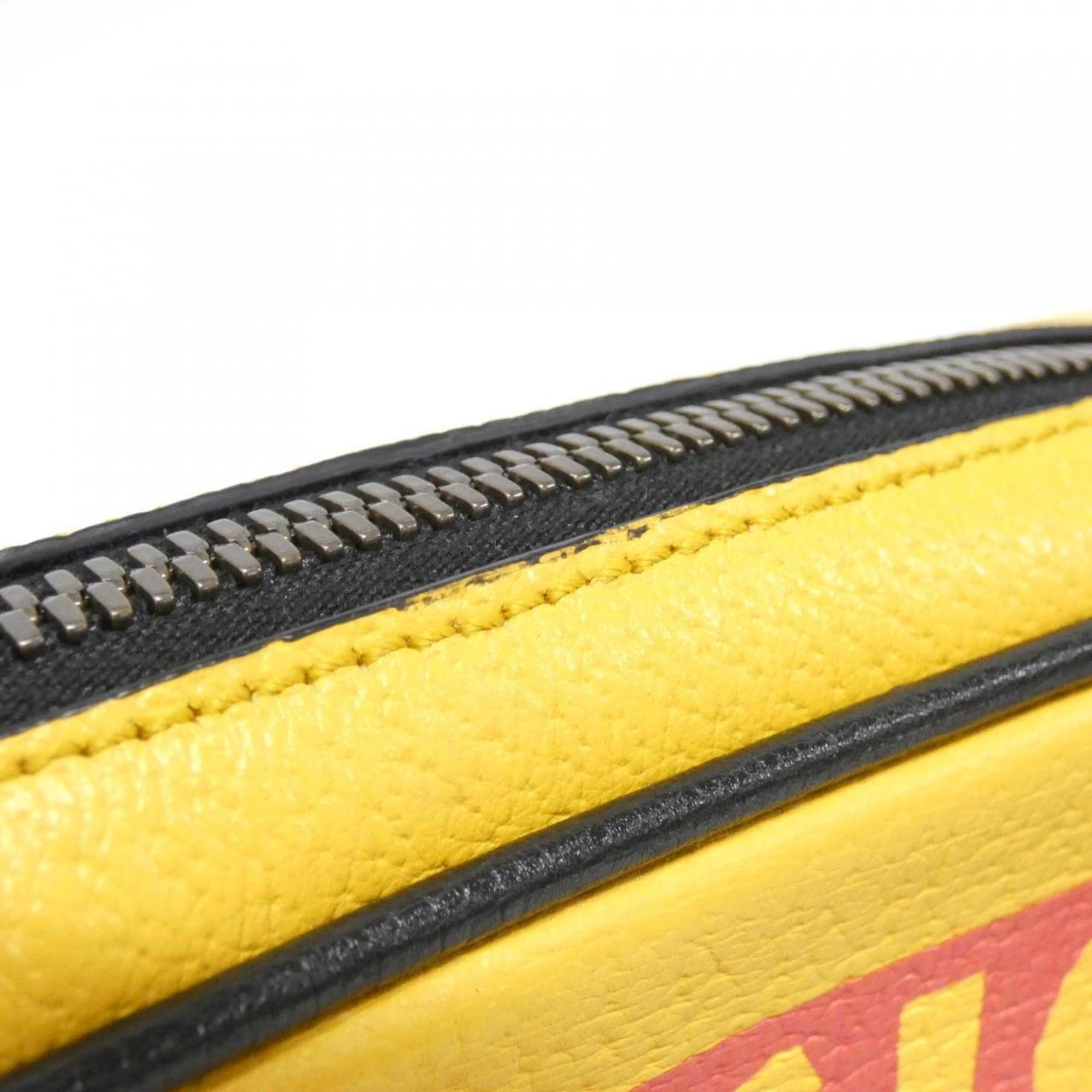 Gucci Yellow Leather Fanny Pack (Pre-Owned)
