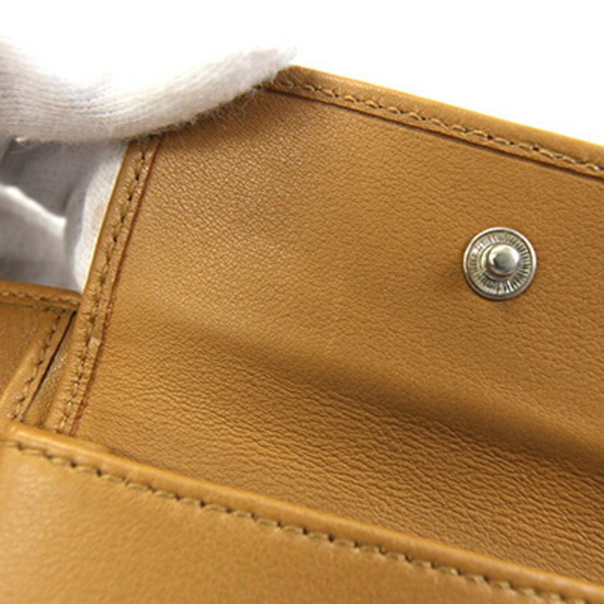 Gucci Light Brown Leather Wallet (Bi-Fold) (Pre-Owned)