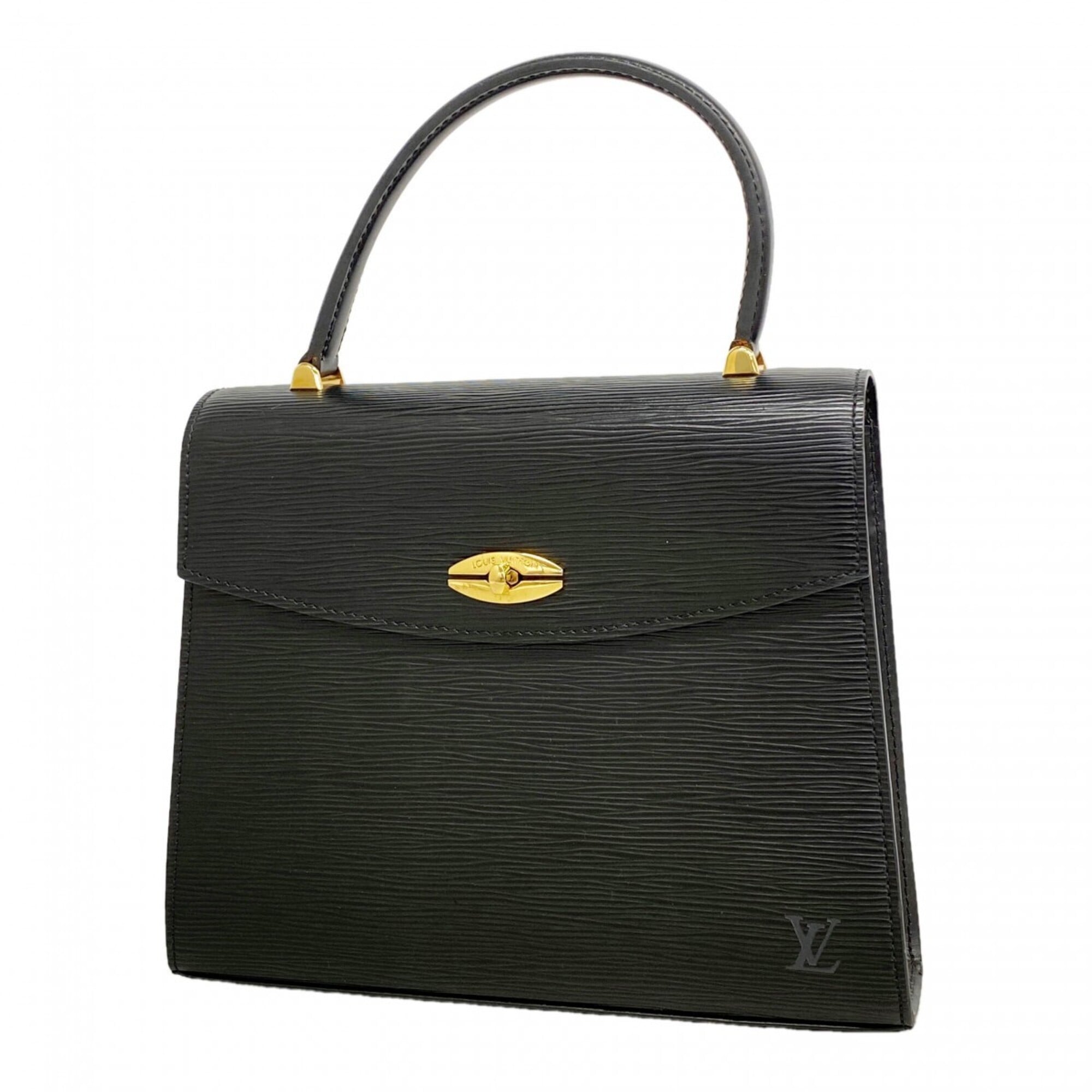 Louis Vuitton Noir Handbag (Pre-Owned)