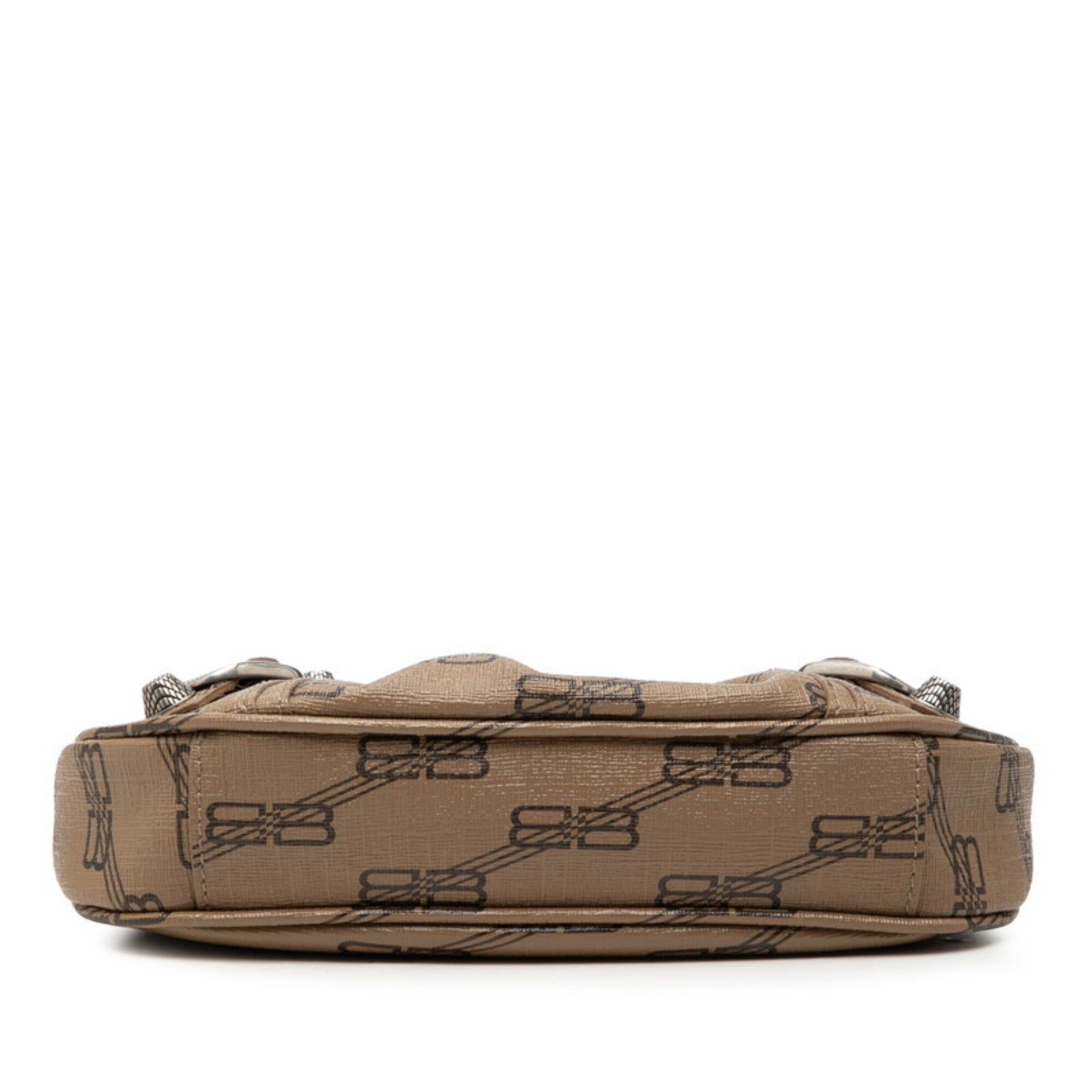 Balenciaga Beige Pvc Handbag Shoulder Bag (Pre-Owned)