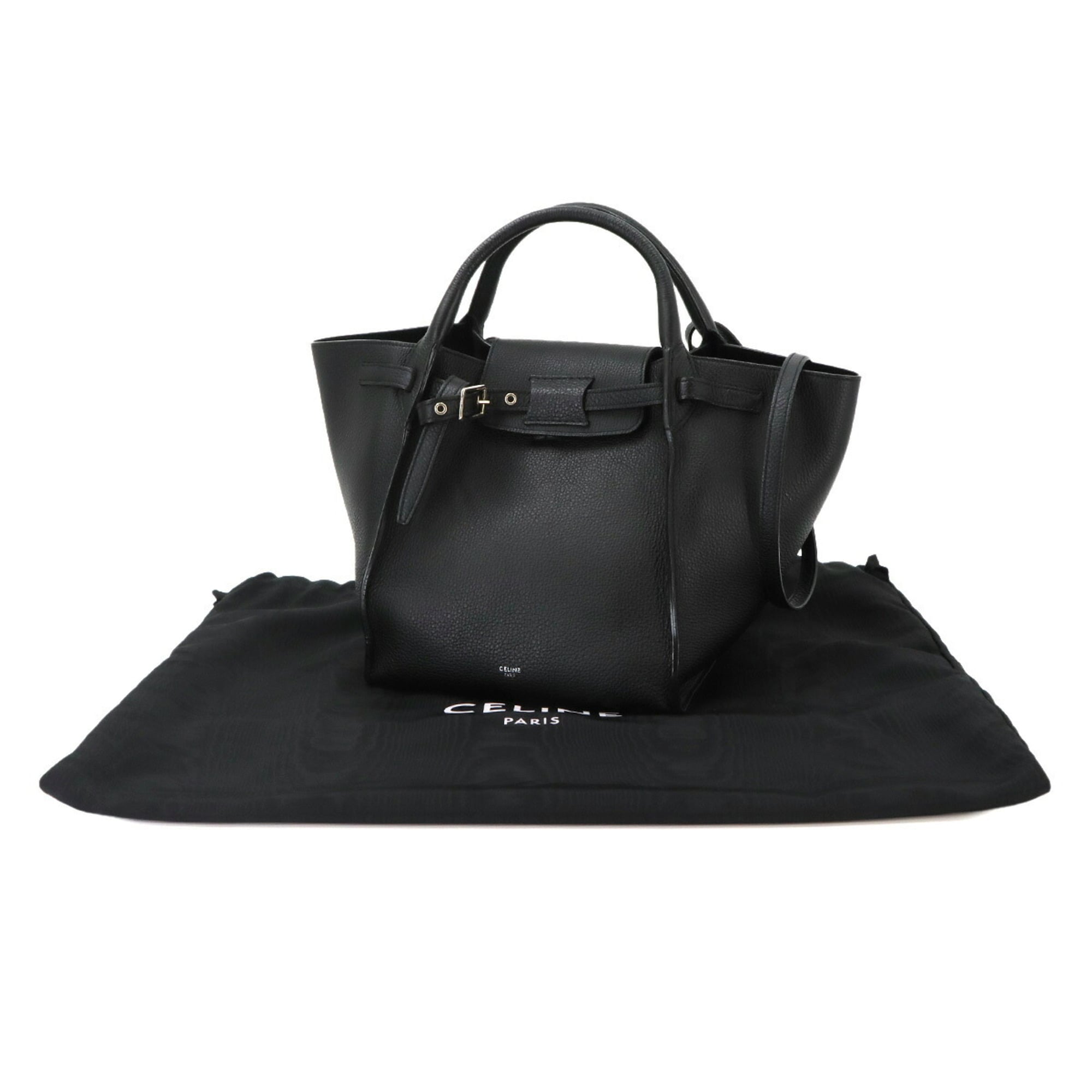 Celine Black Leather Handbag (Pre-Owned)